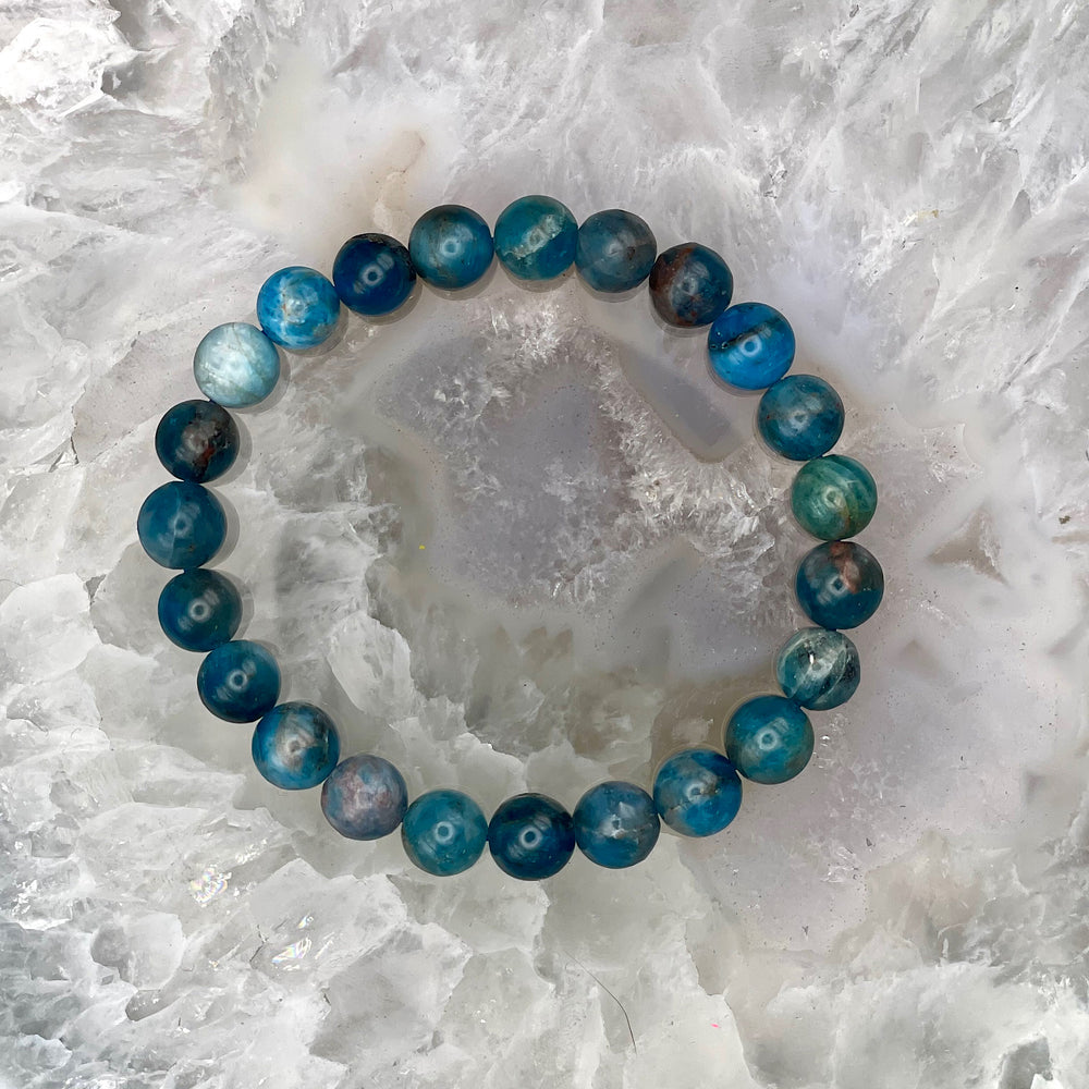 Blue Apatite Stretch Bracelet