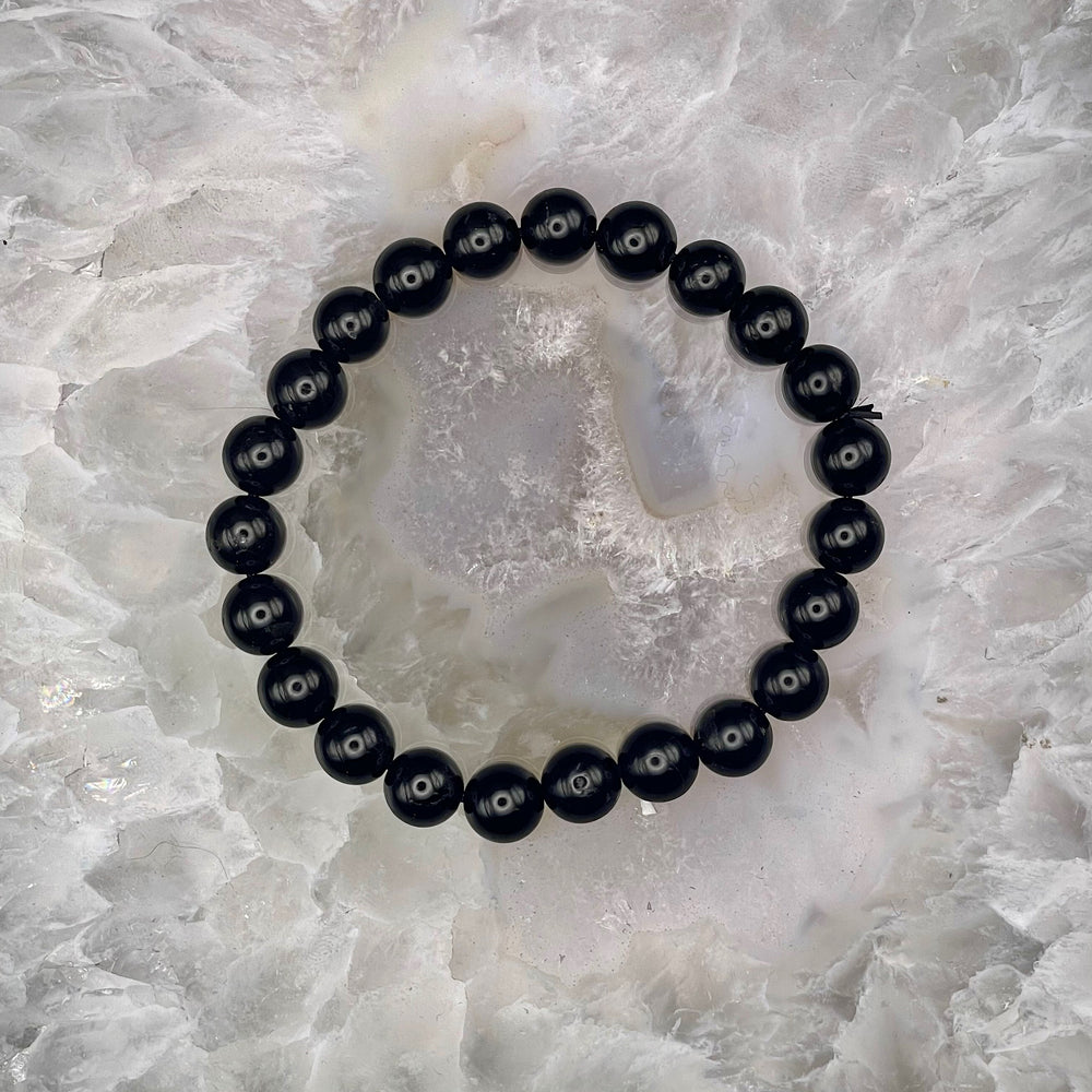 Black Tourmaline Stretch Bracelet