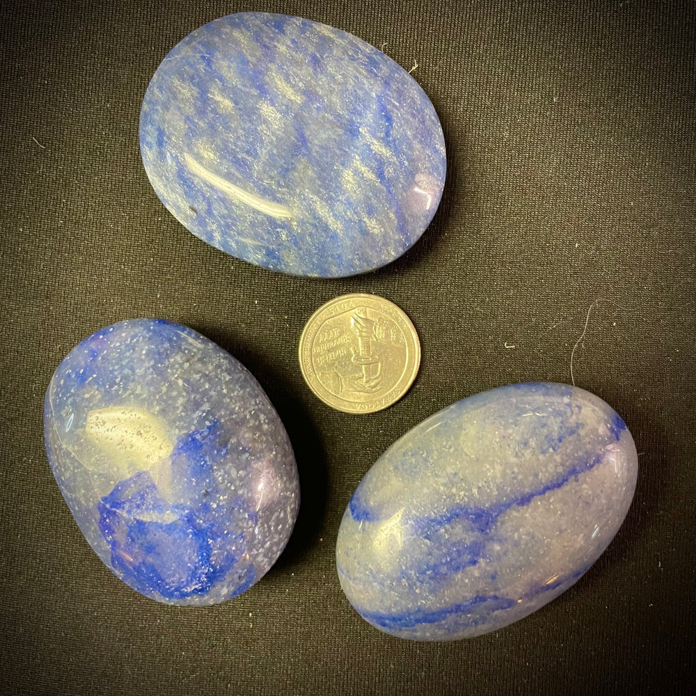 Dumortierite Palm Stone