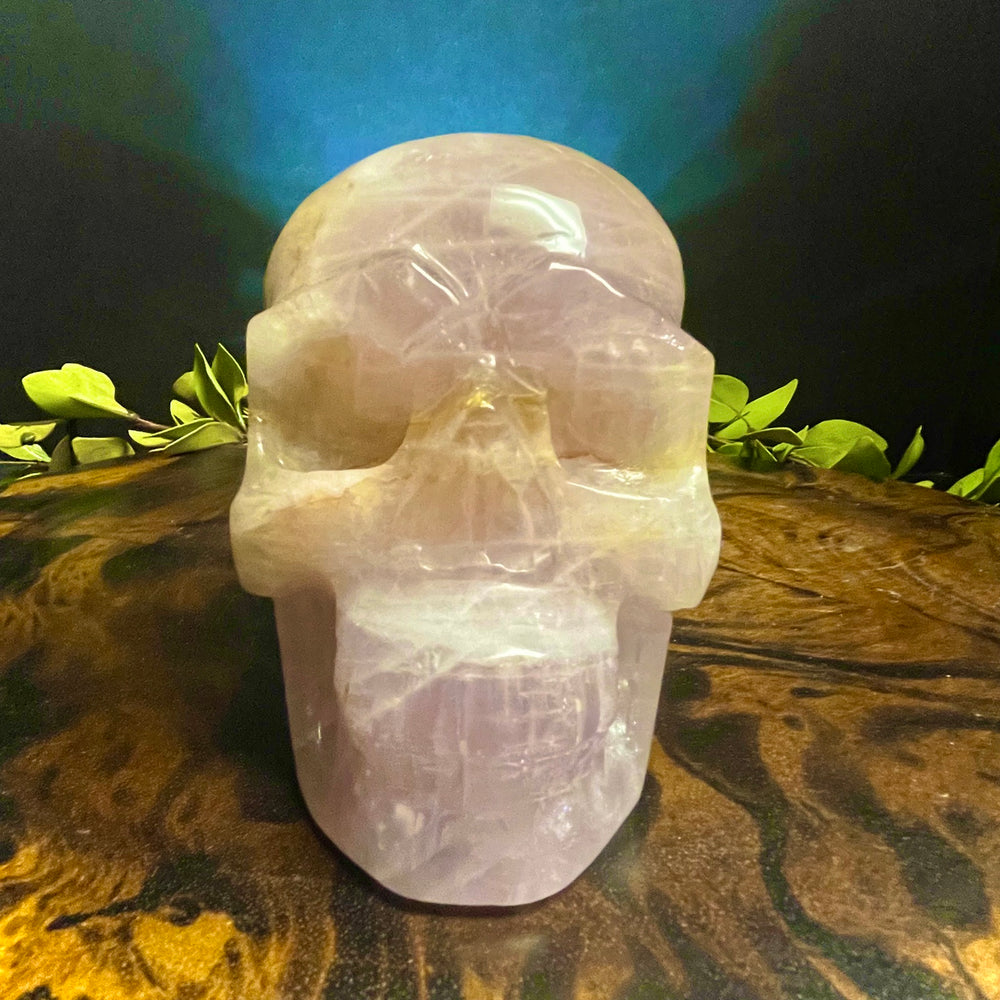 Rose Quartz Skull