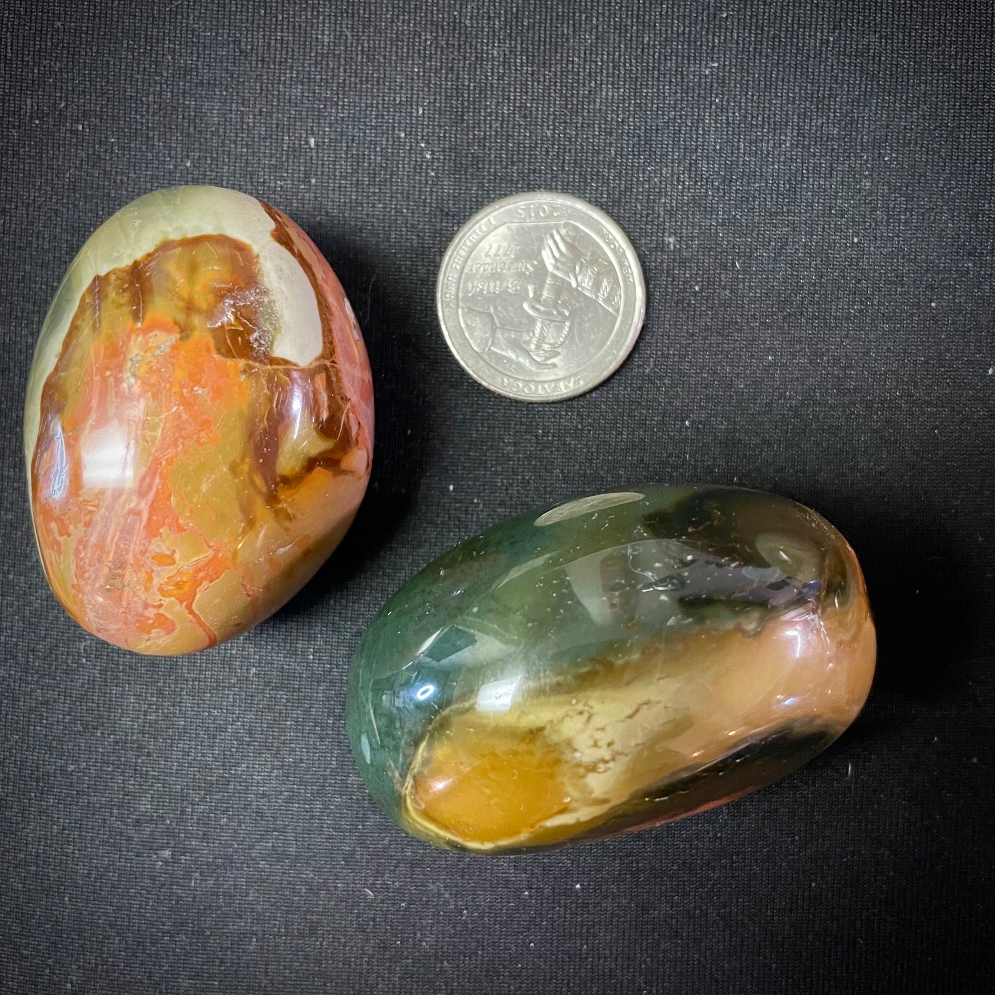 Polychrome Jasper Palm Stone