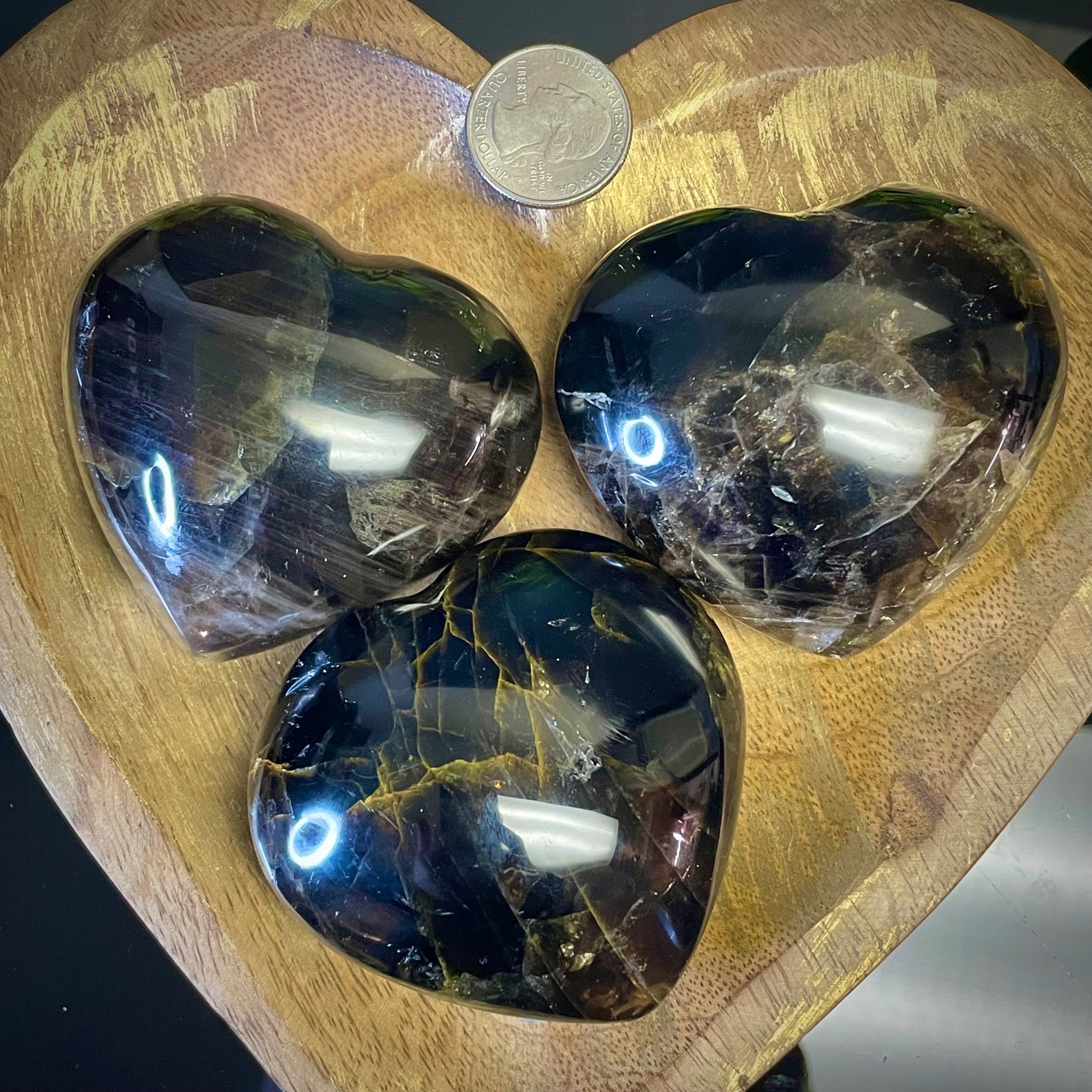 Smoky Quartz Heart