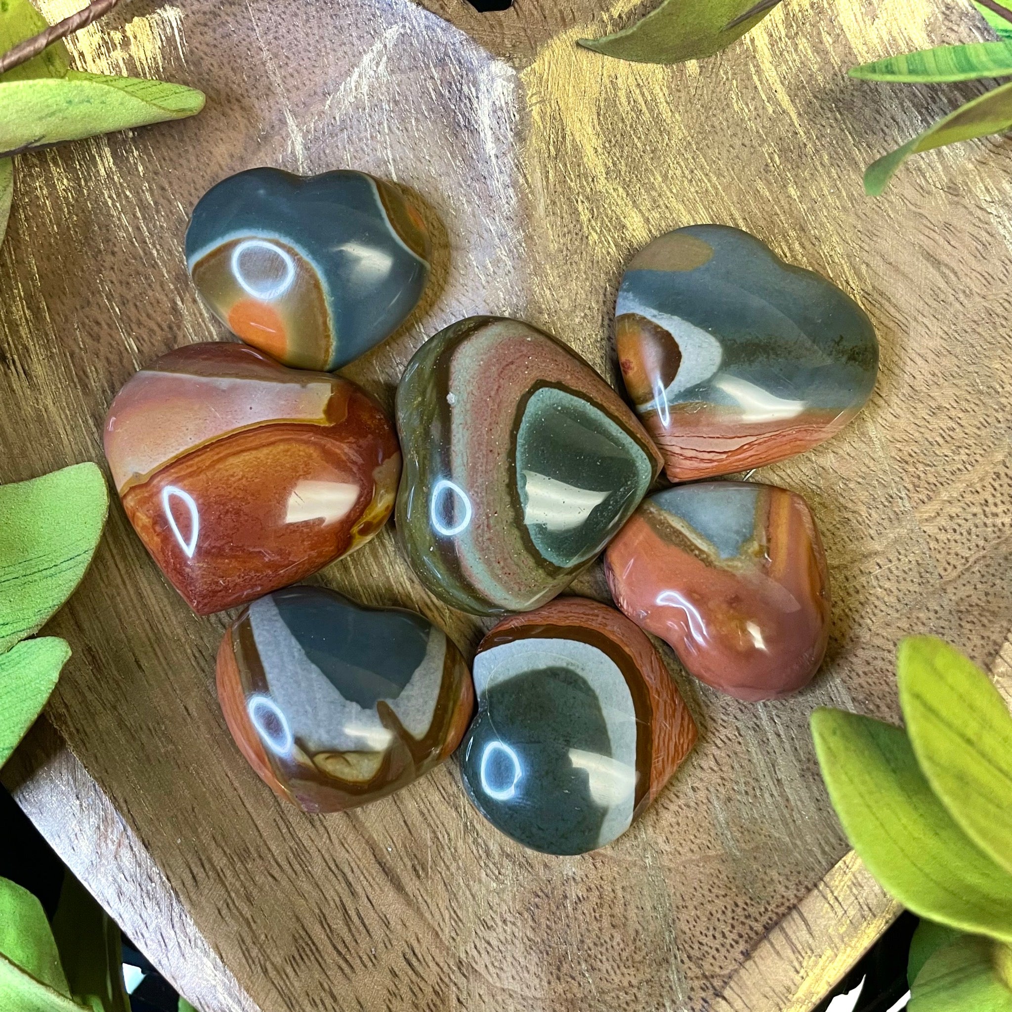 Polychrome Jasper Heart