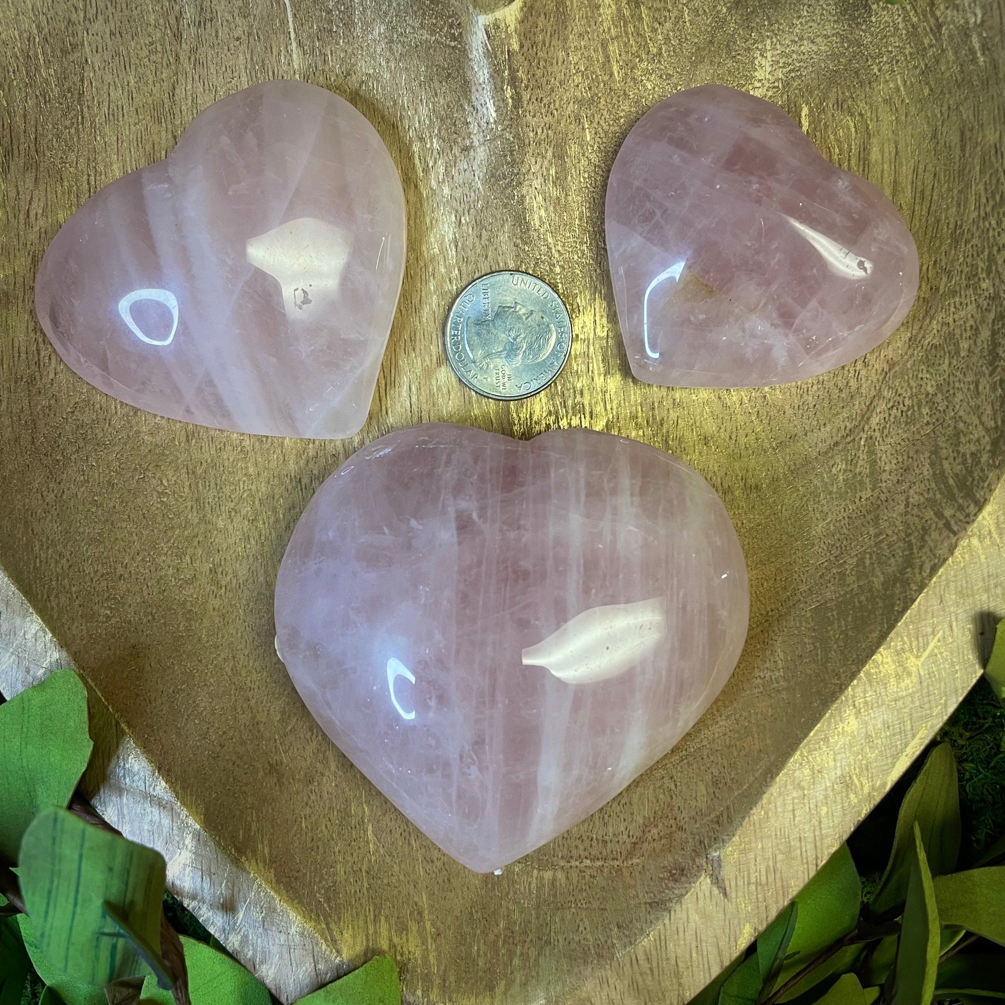 Rose Quartz Heart