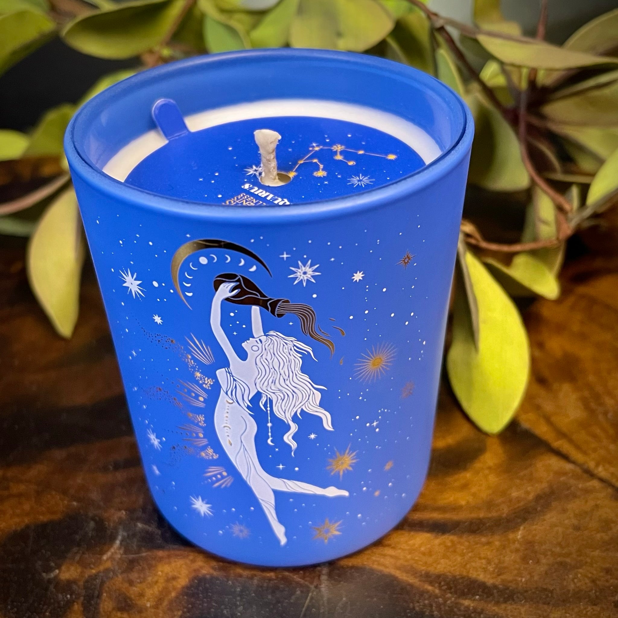 Aquarius Zodiac Candle