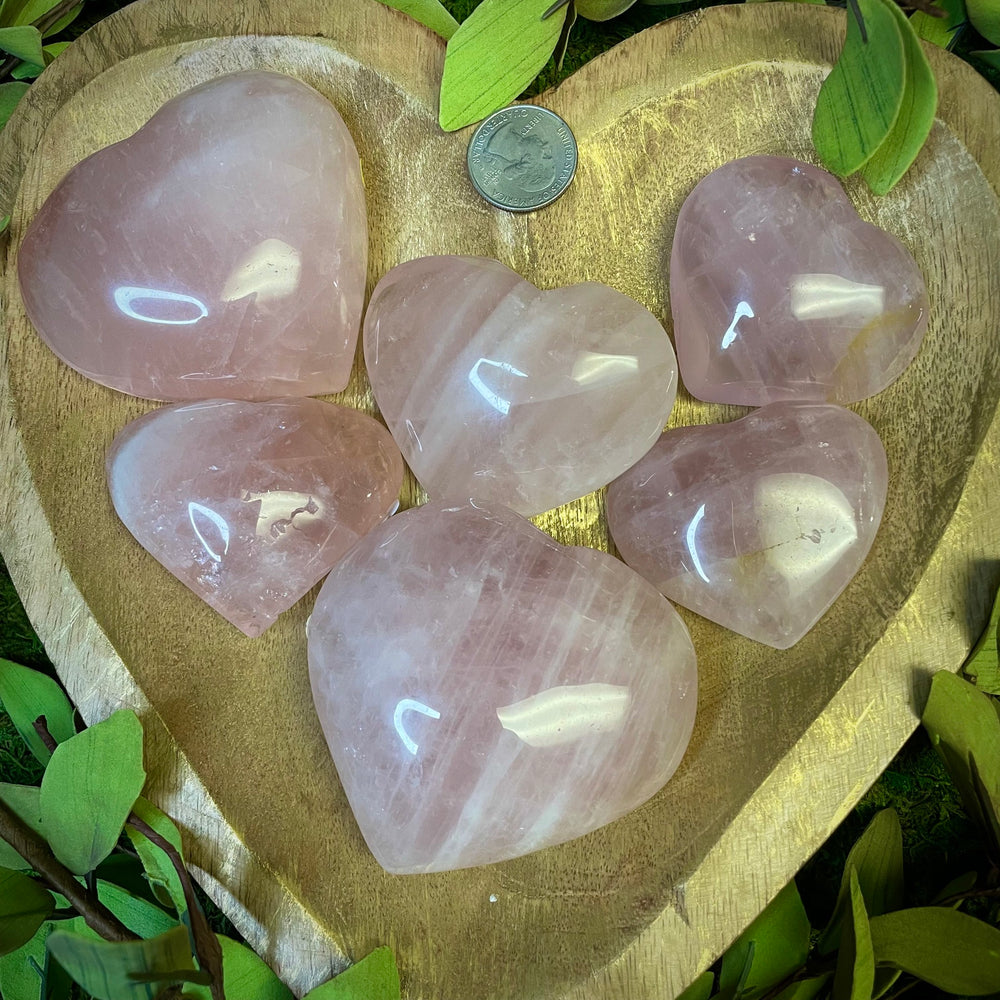 Rose Quartz Heart