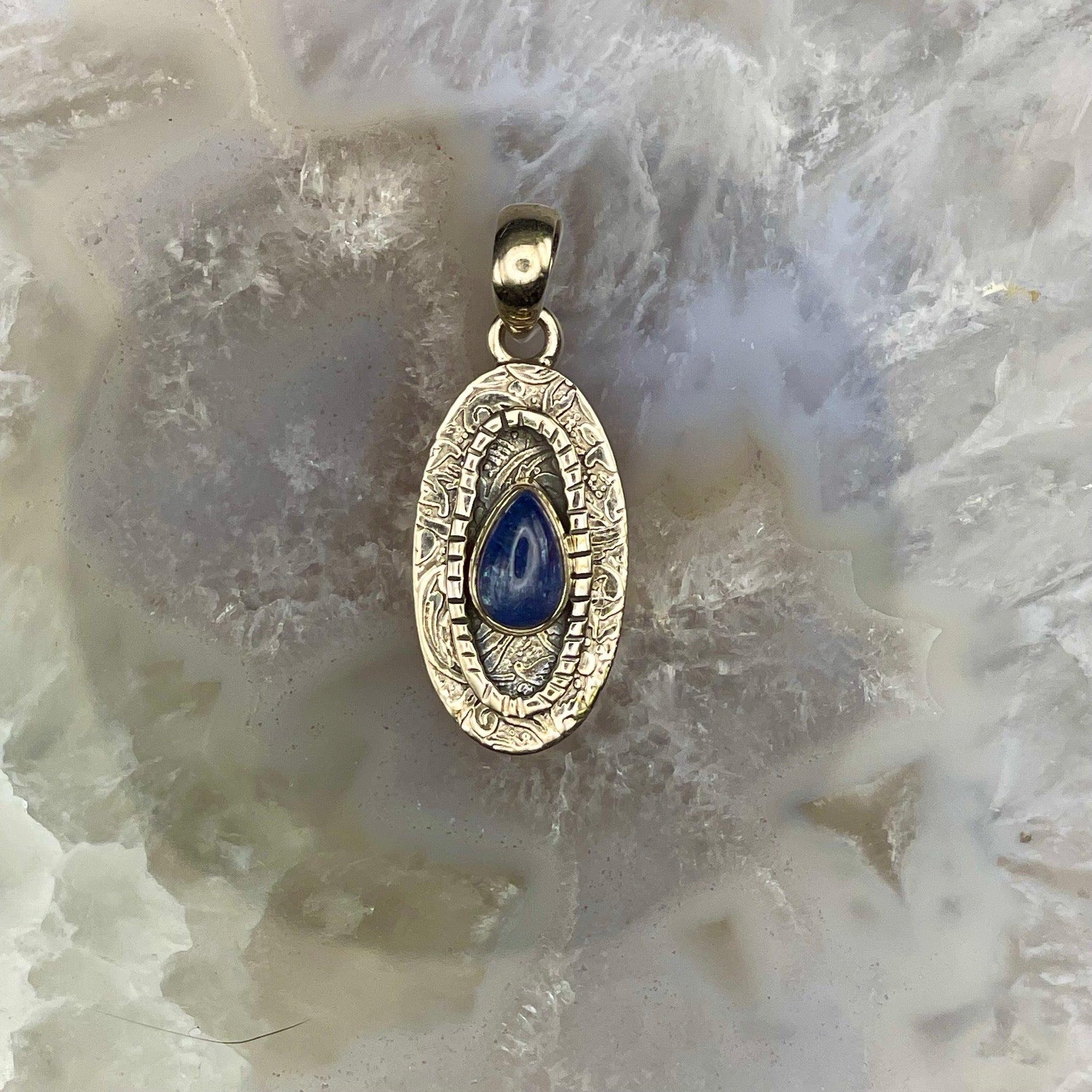 Tanzanite Pendant Sterling Silver