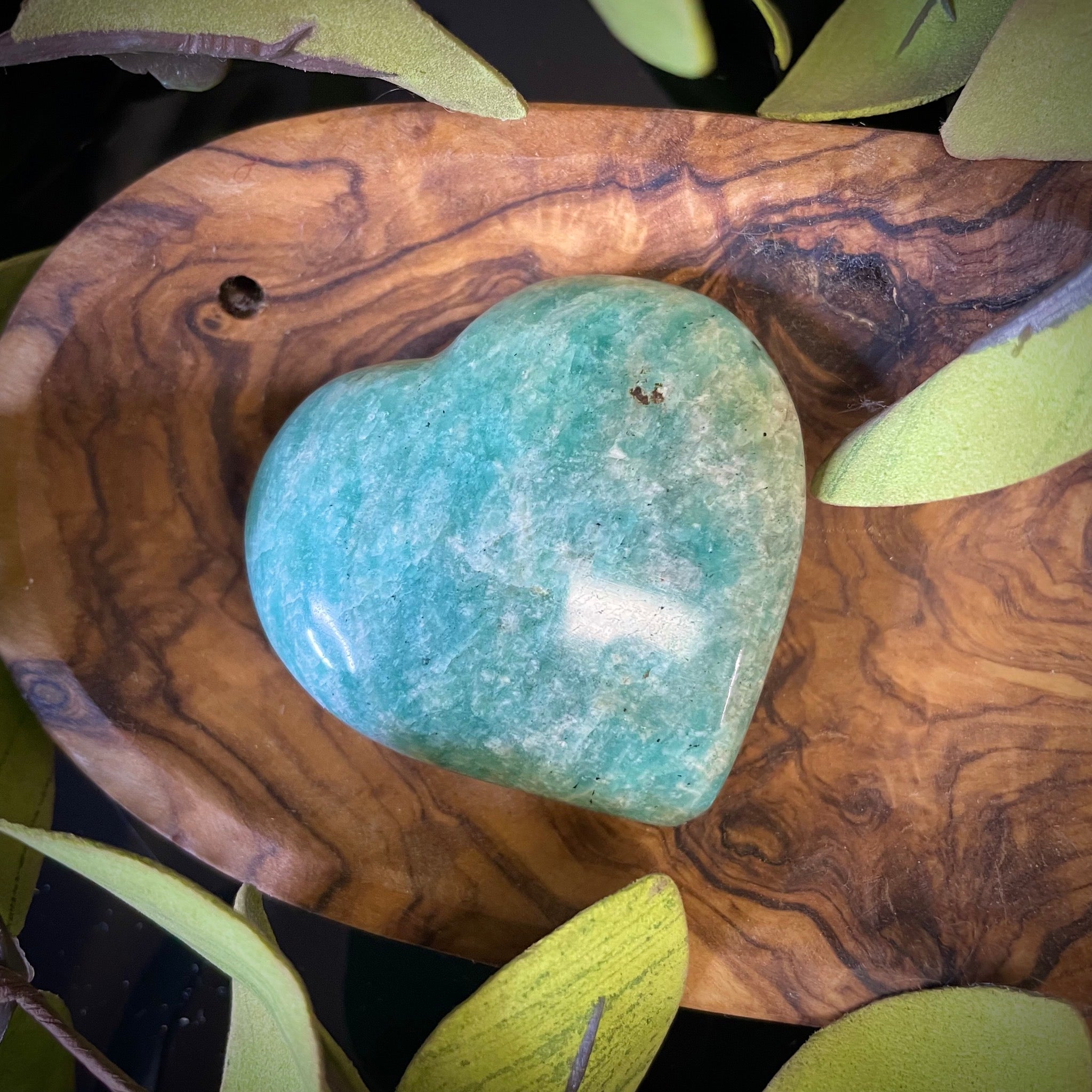 Amazonite Heart