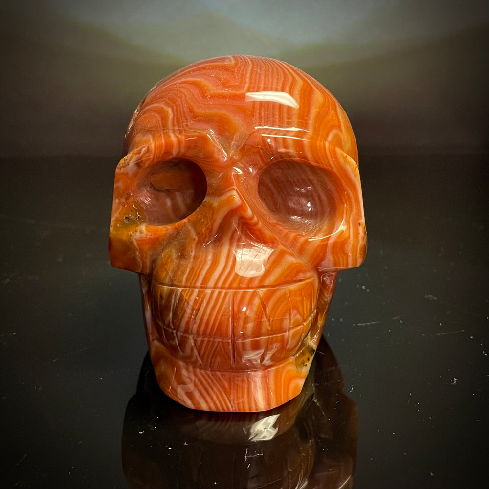 Carnelian Skull