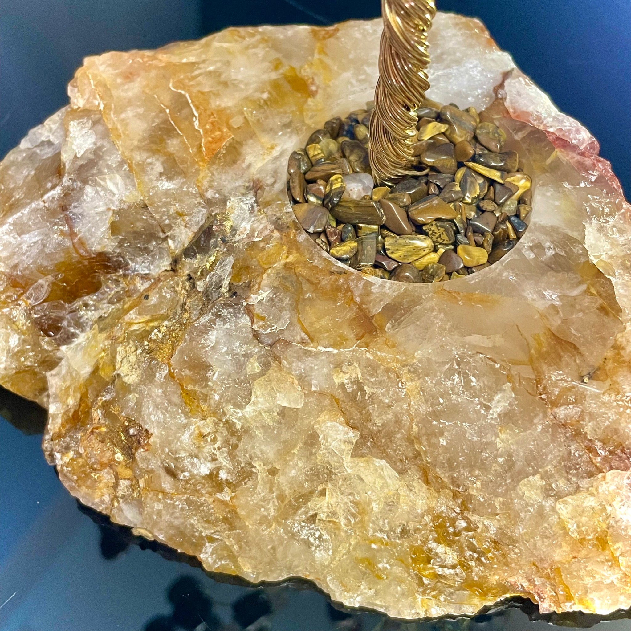 Tigers Eye Mojo Tree on Golden Healer