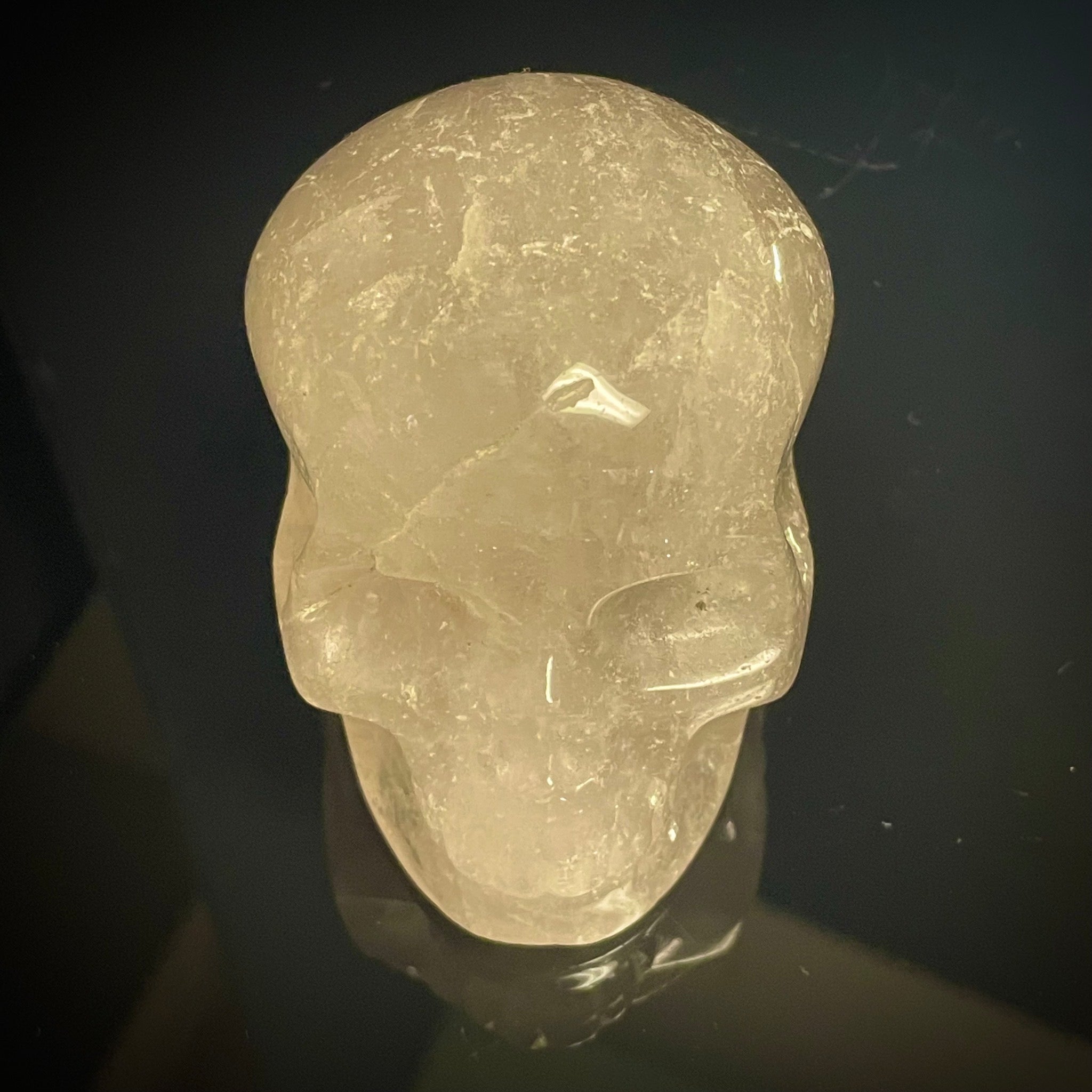 Clear Quartz Skull