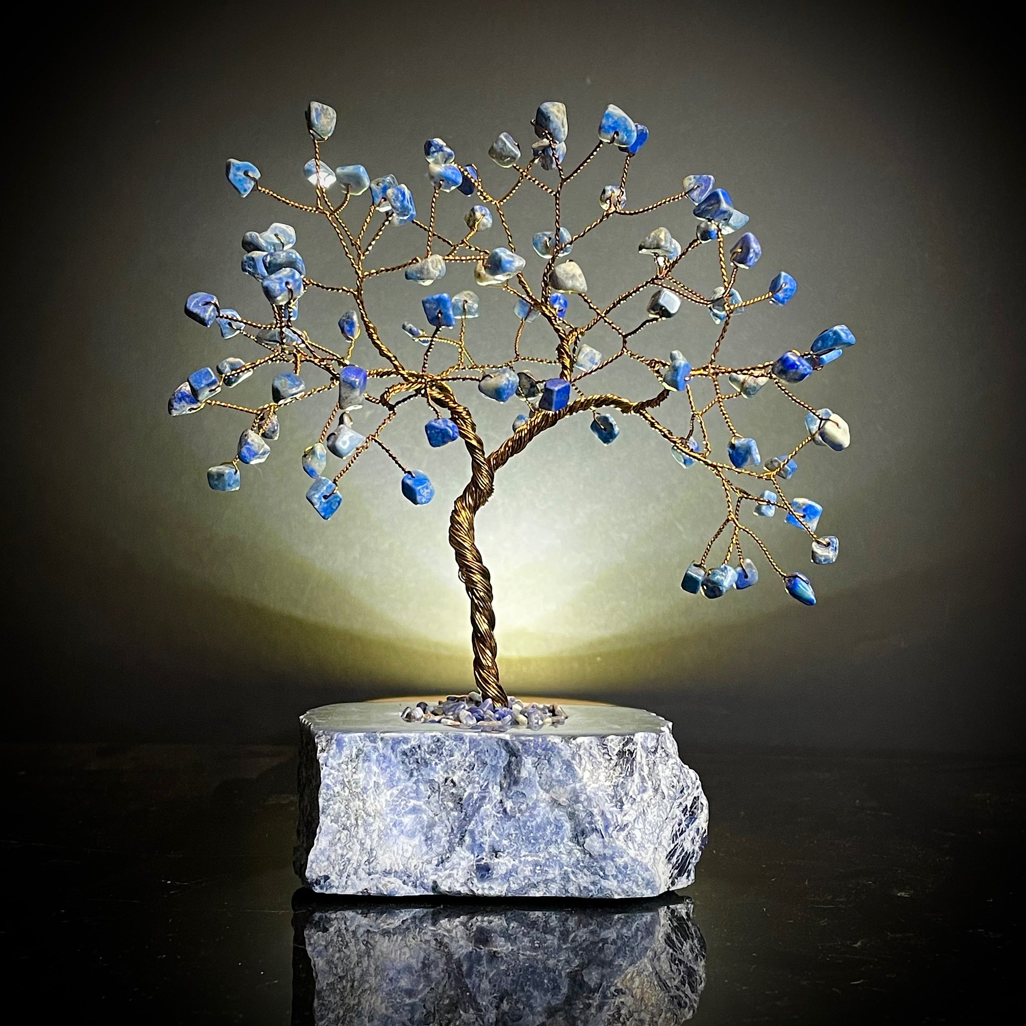 Lapis Lazuli on Sodalite Mojo Tree