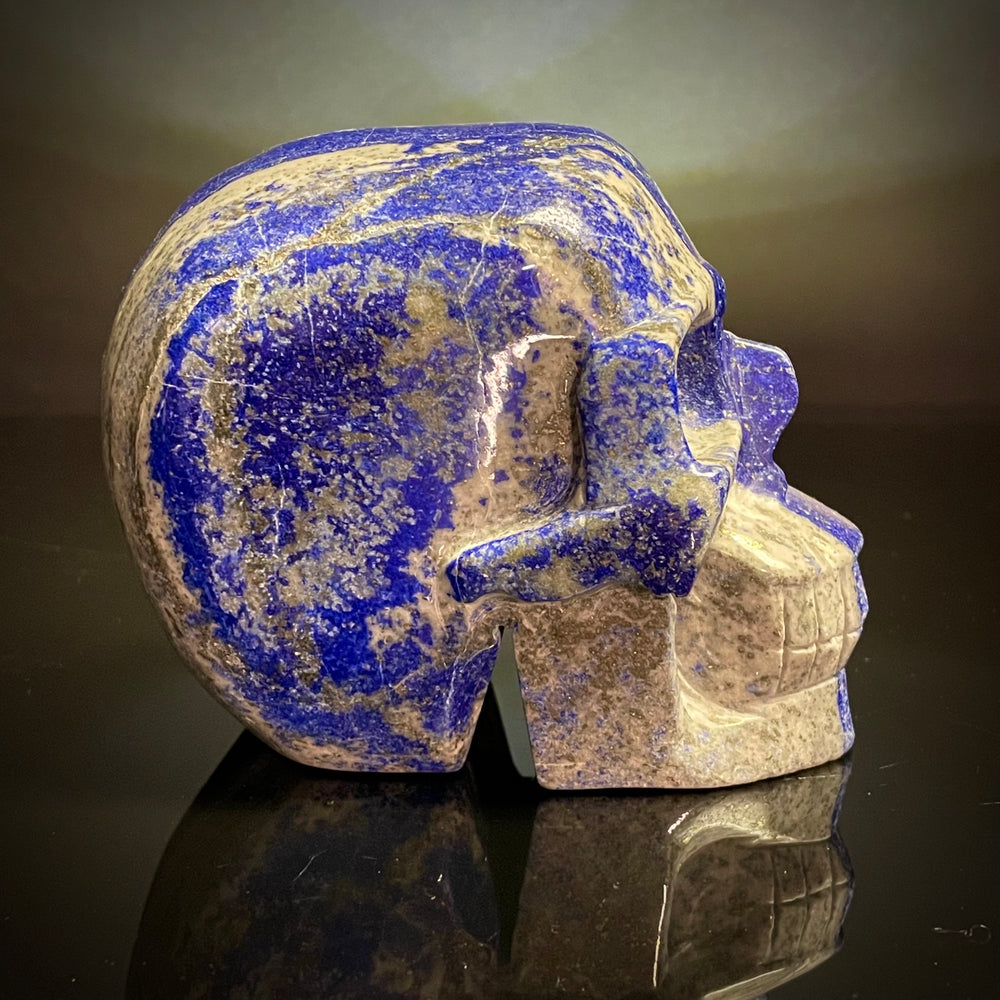 Lapis Lazuli Skull