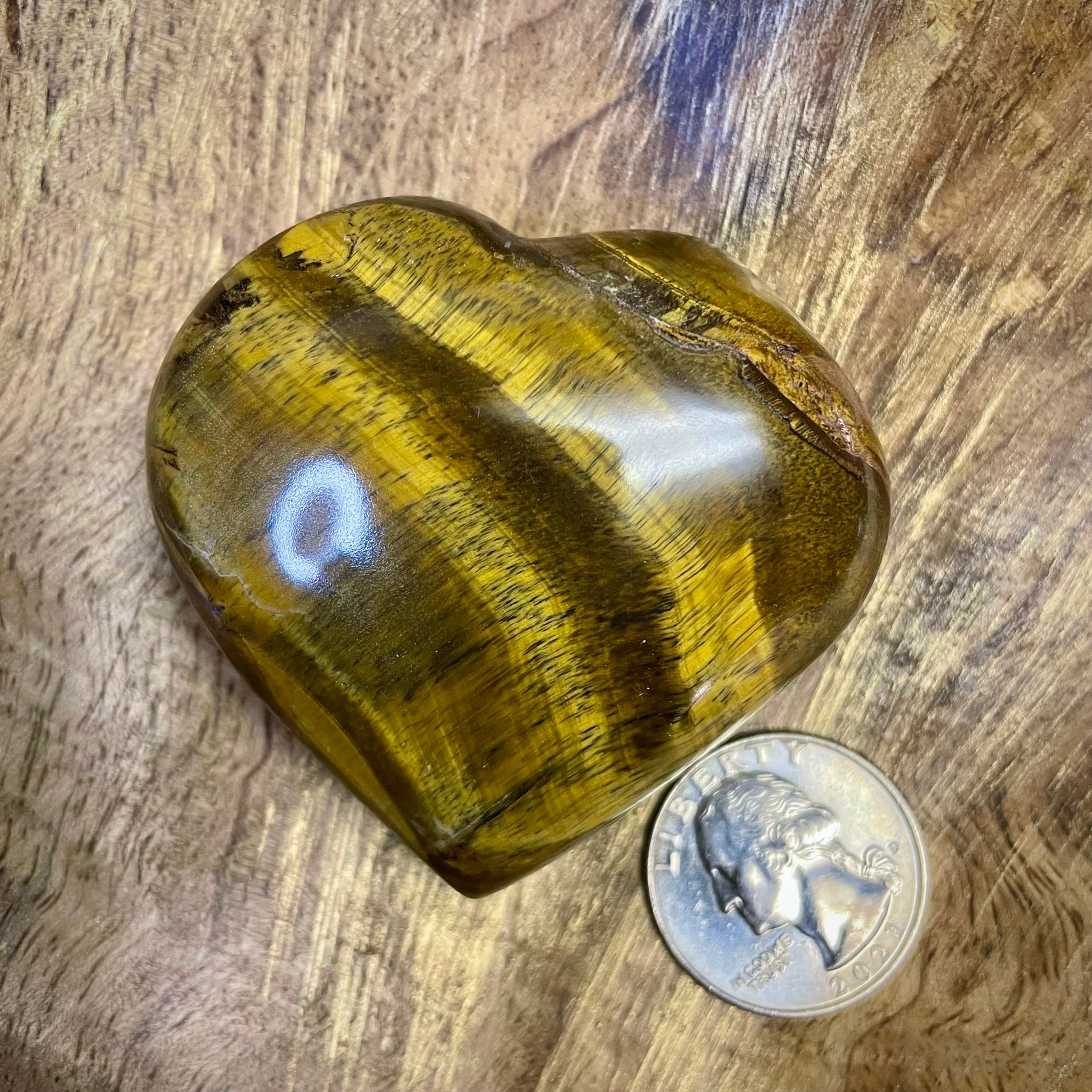 Tigers Eye Heart