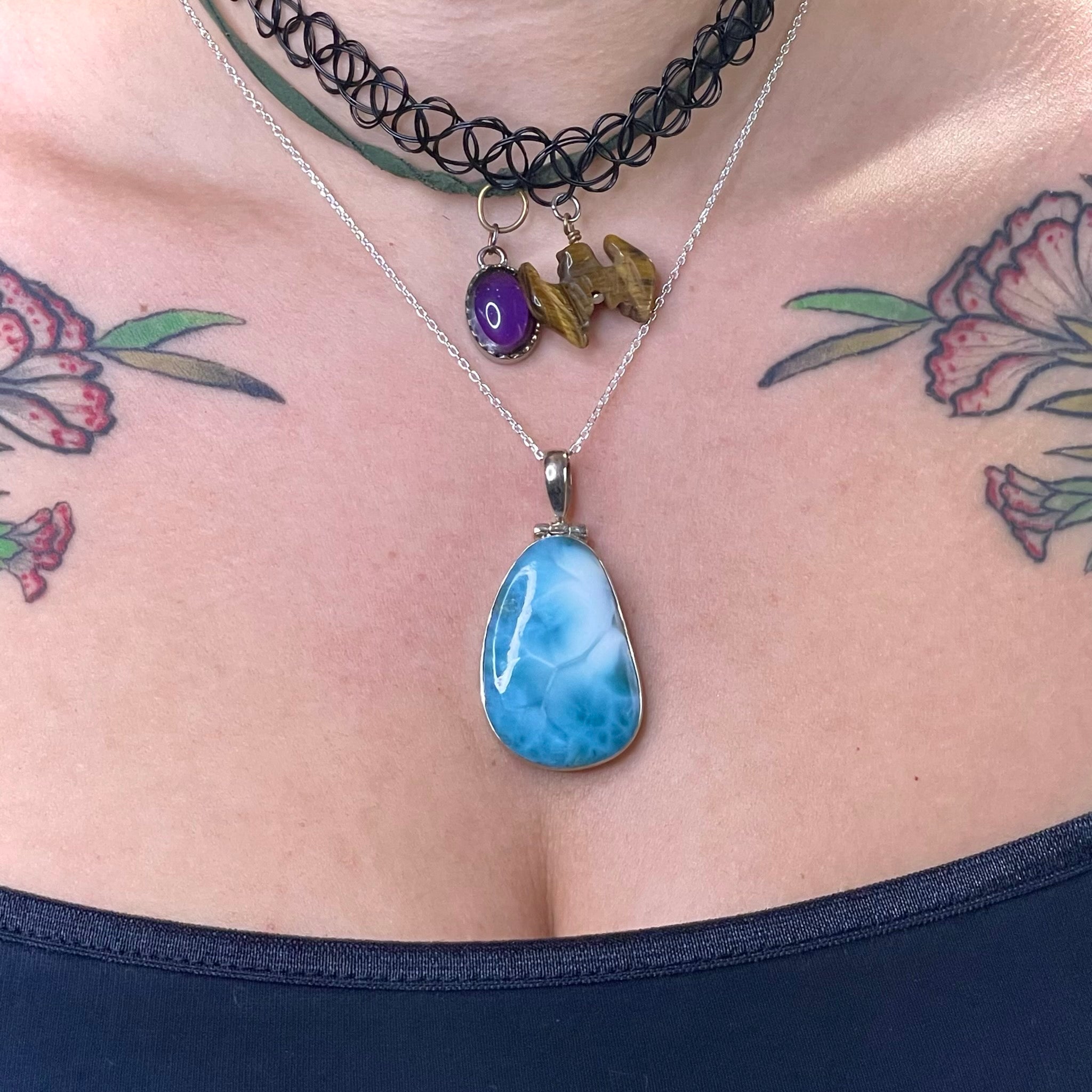 Larimar Pendant