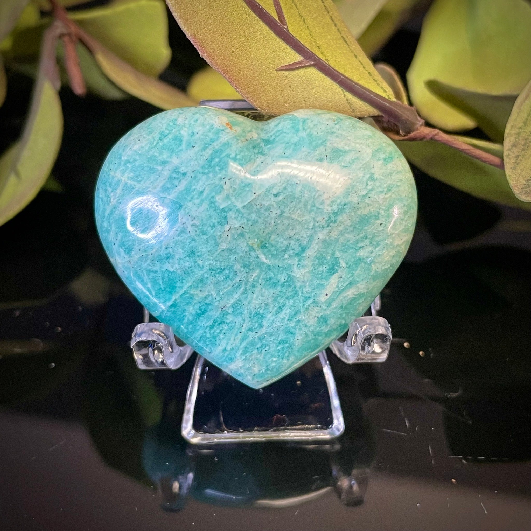 Amazonite Heart