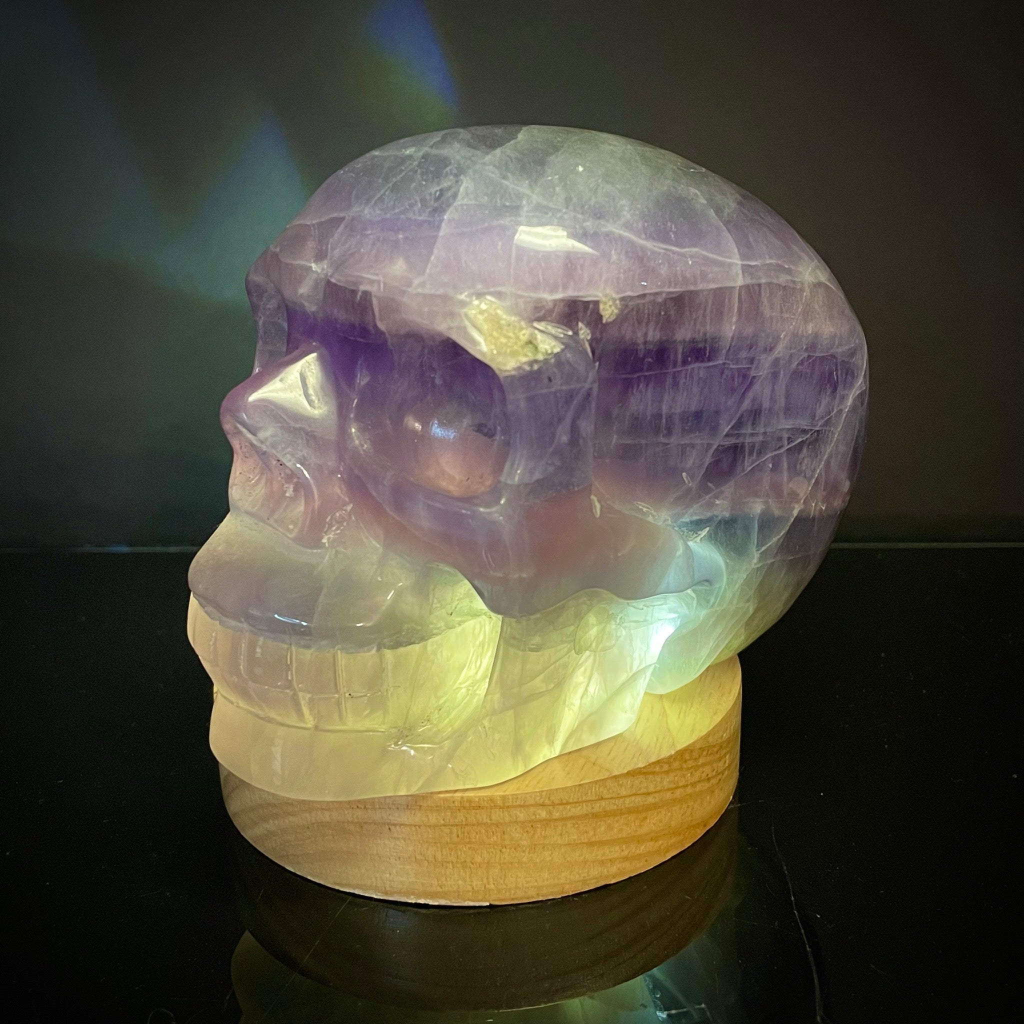 Fluorite Skull