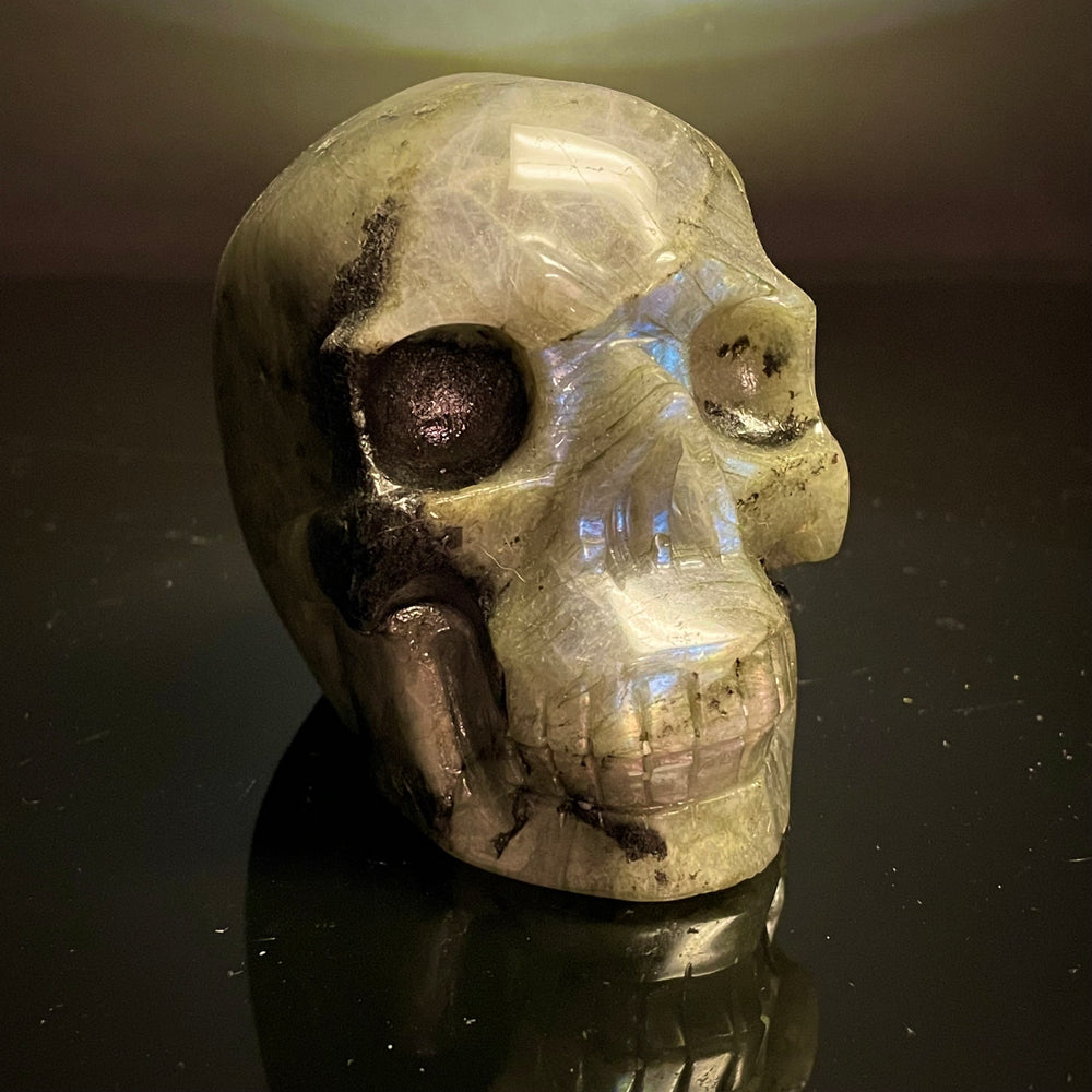 Labradorite Skull