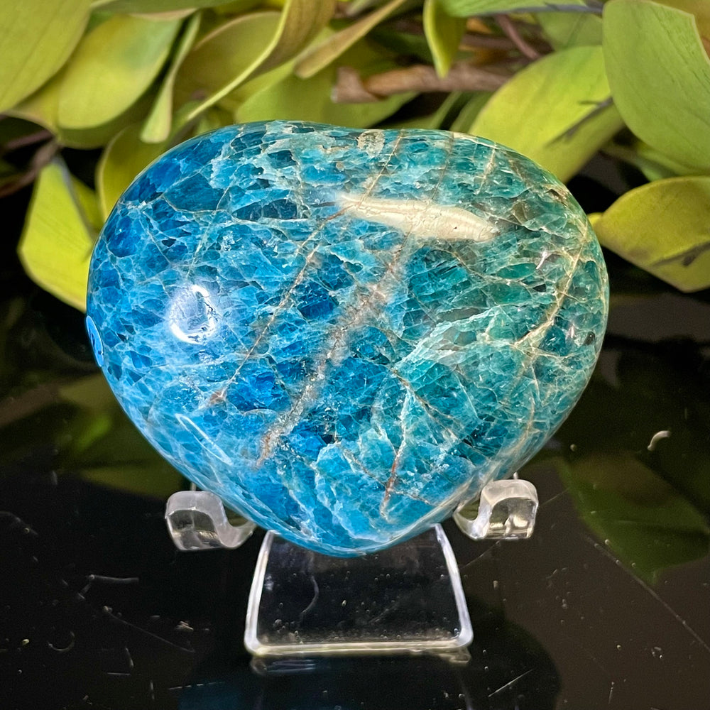 Blue Apatite Heart