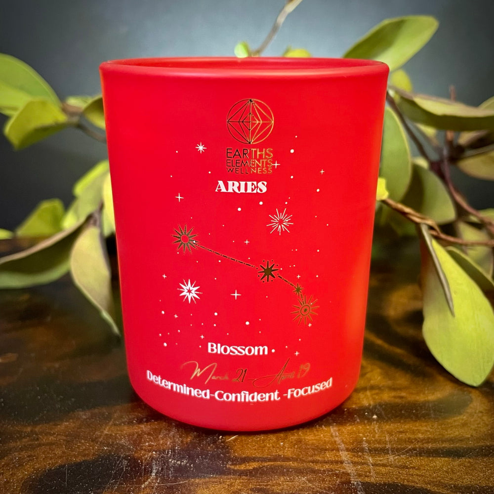 Aries Zodiac Candle