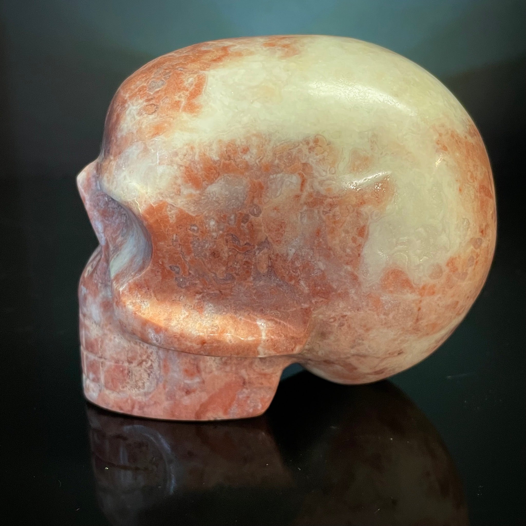 Pink Onyx Skull