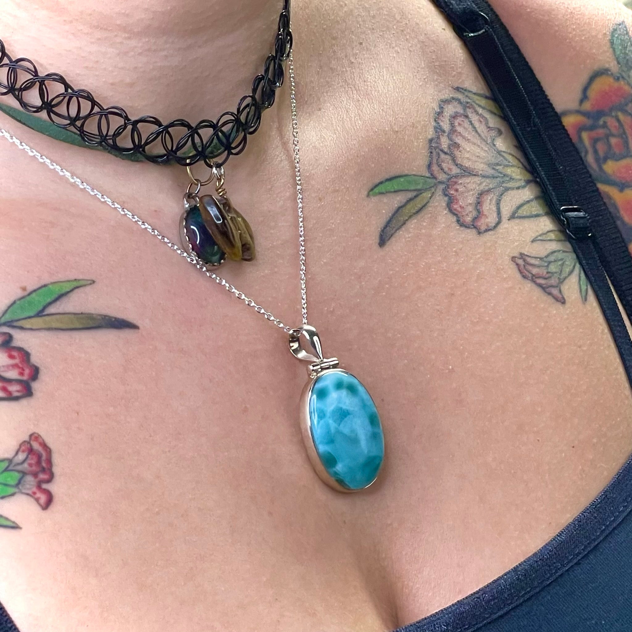 Larimar Pendant