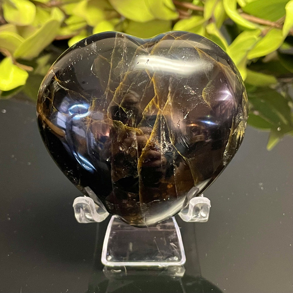 Smoky Quartz Heart