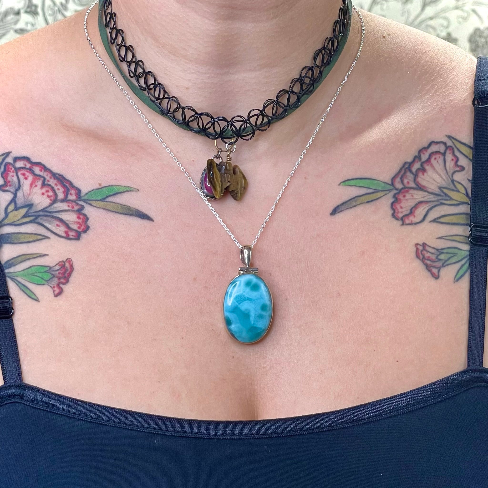 Larimar Pendant