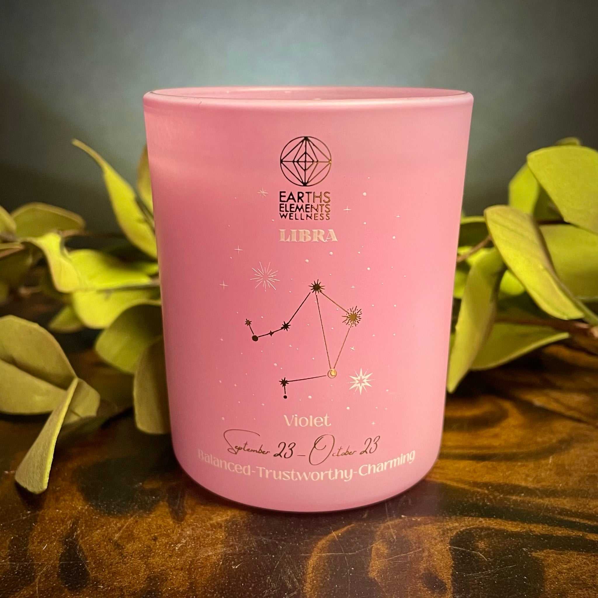 Libra Zodiac Candle