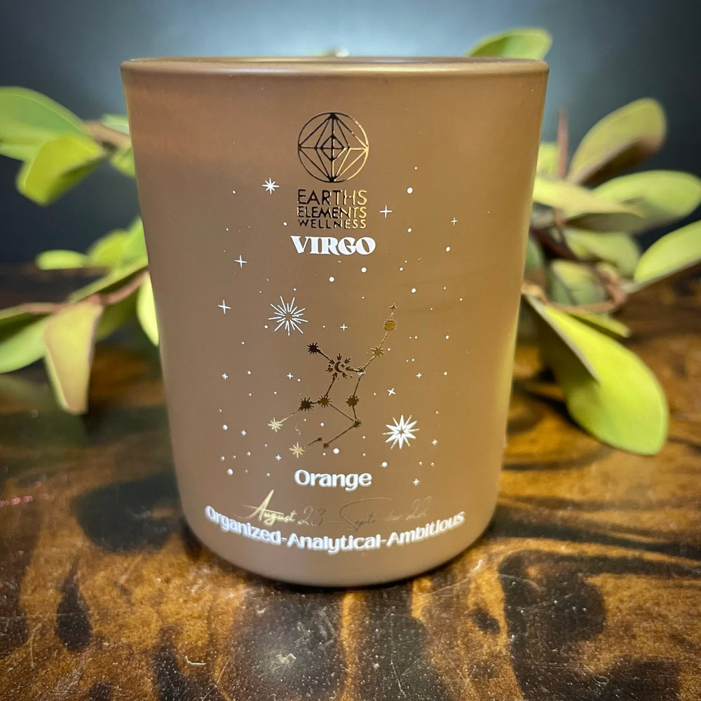 Virgo Zodiac Candle