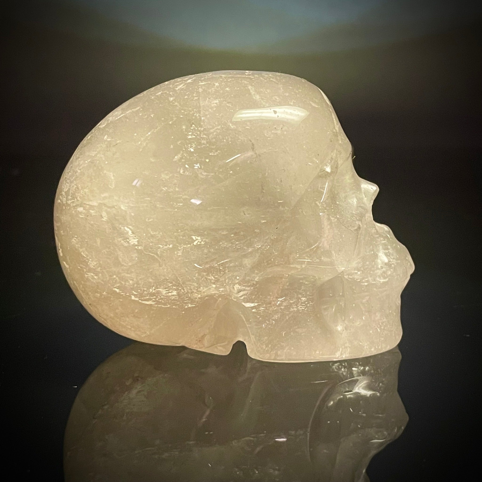 Clear Quartz Skull