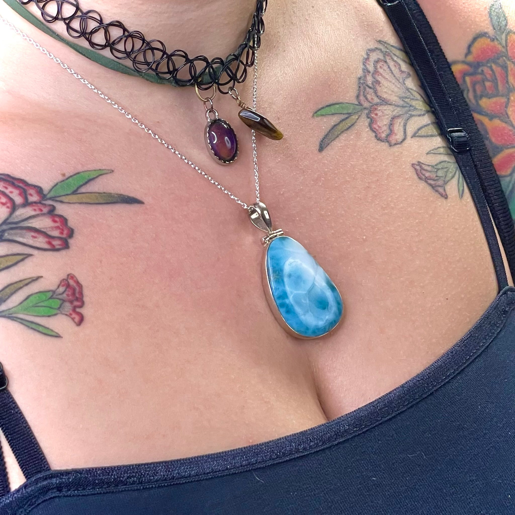 Larimar Pendant