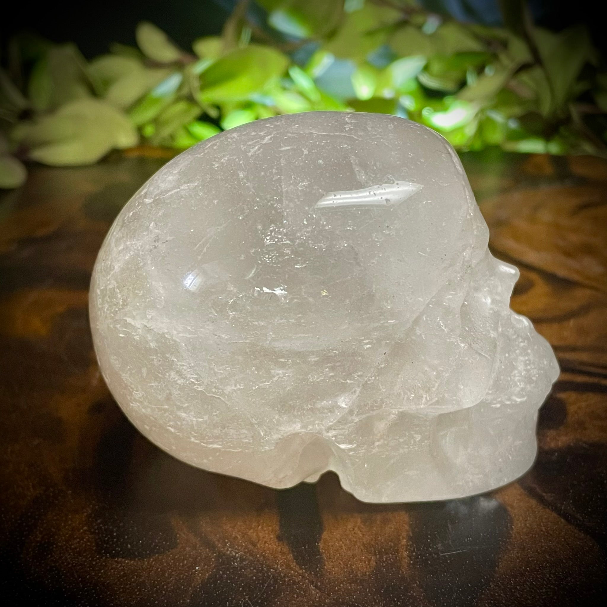 Clear Quartz Skull