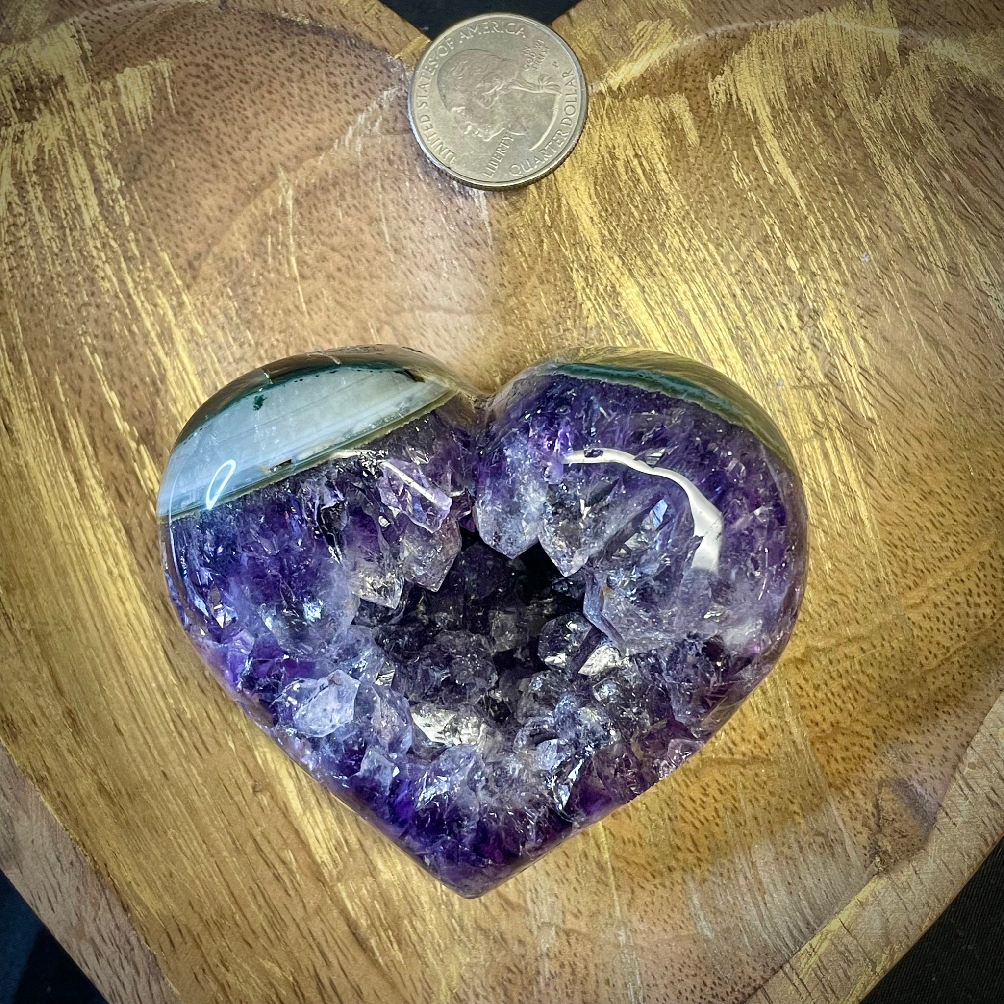 Amethyst Heart