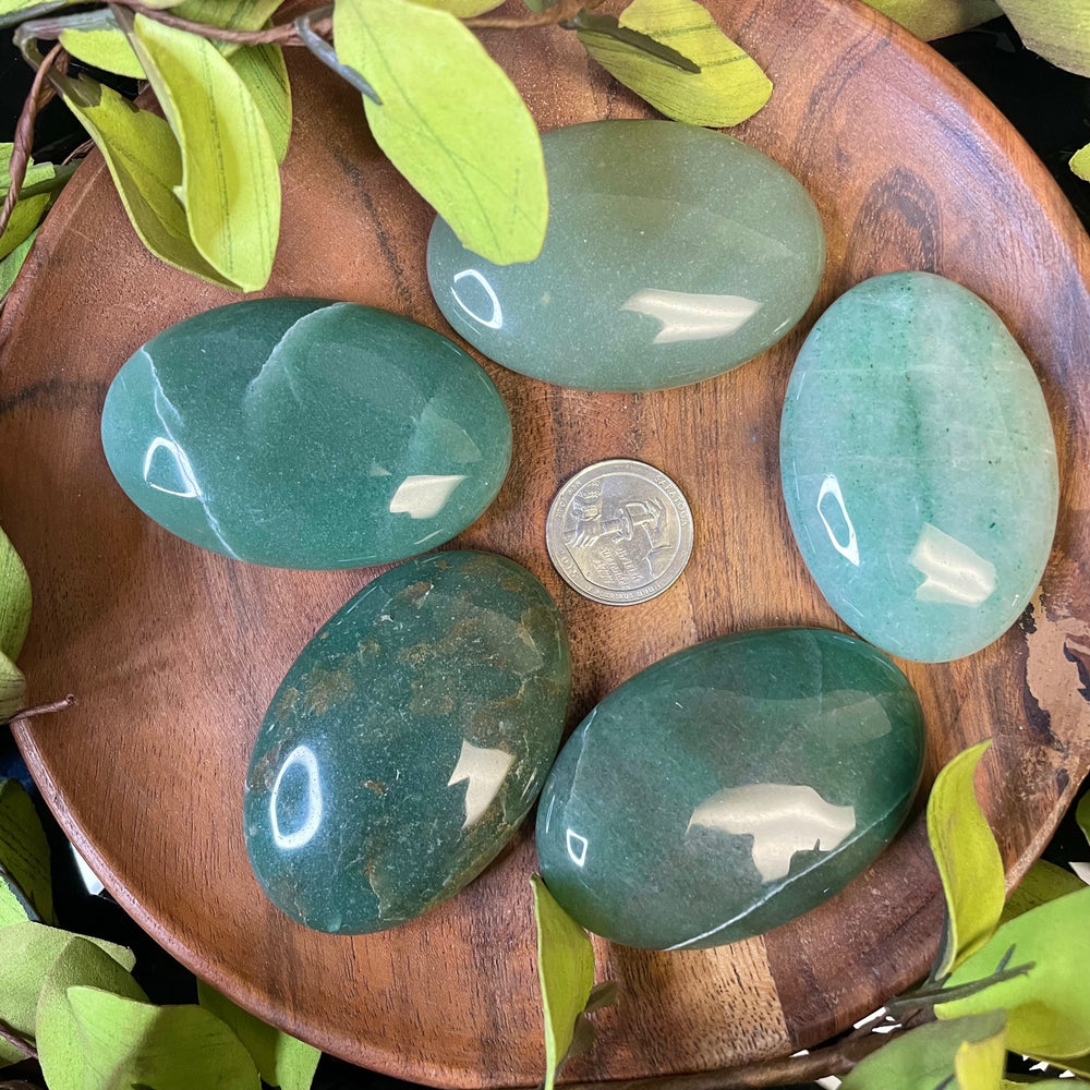 Green Aventurine Palm Stone