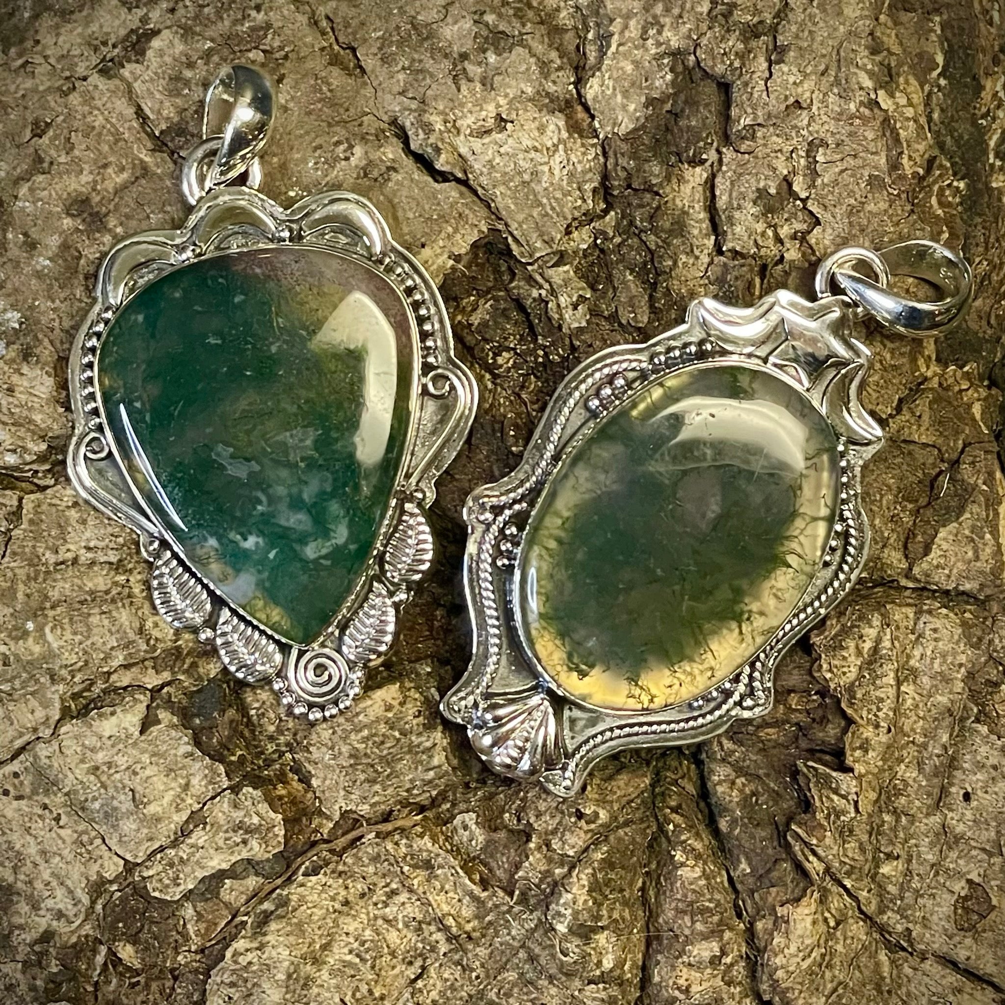 Moss Agate Pendant