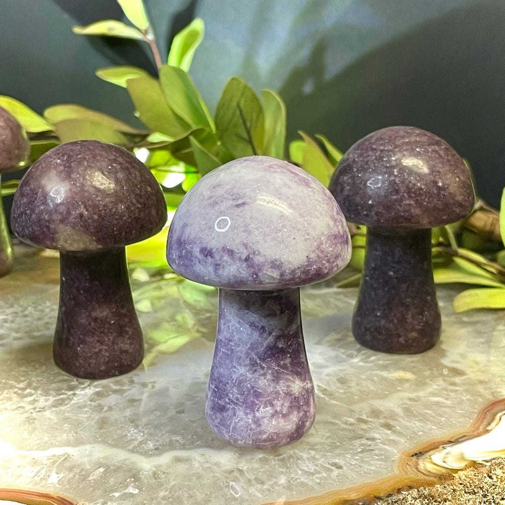 Lepidolite Mushroom