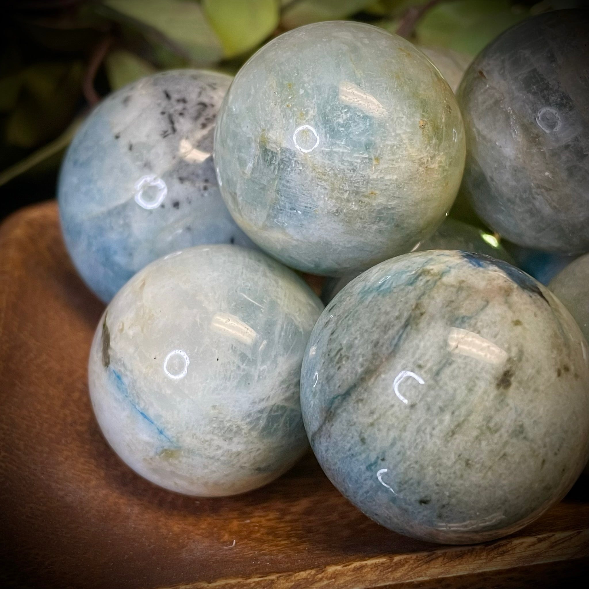 Aquamarine Spheres