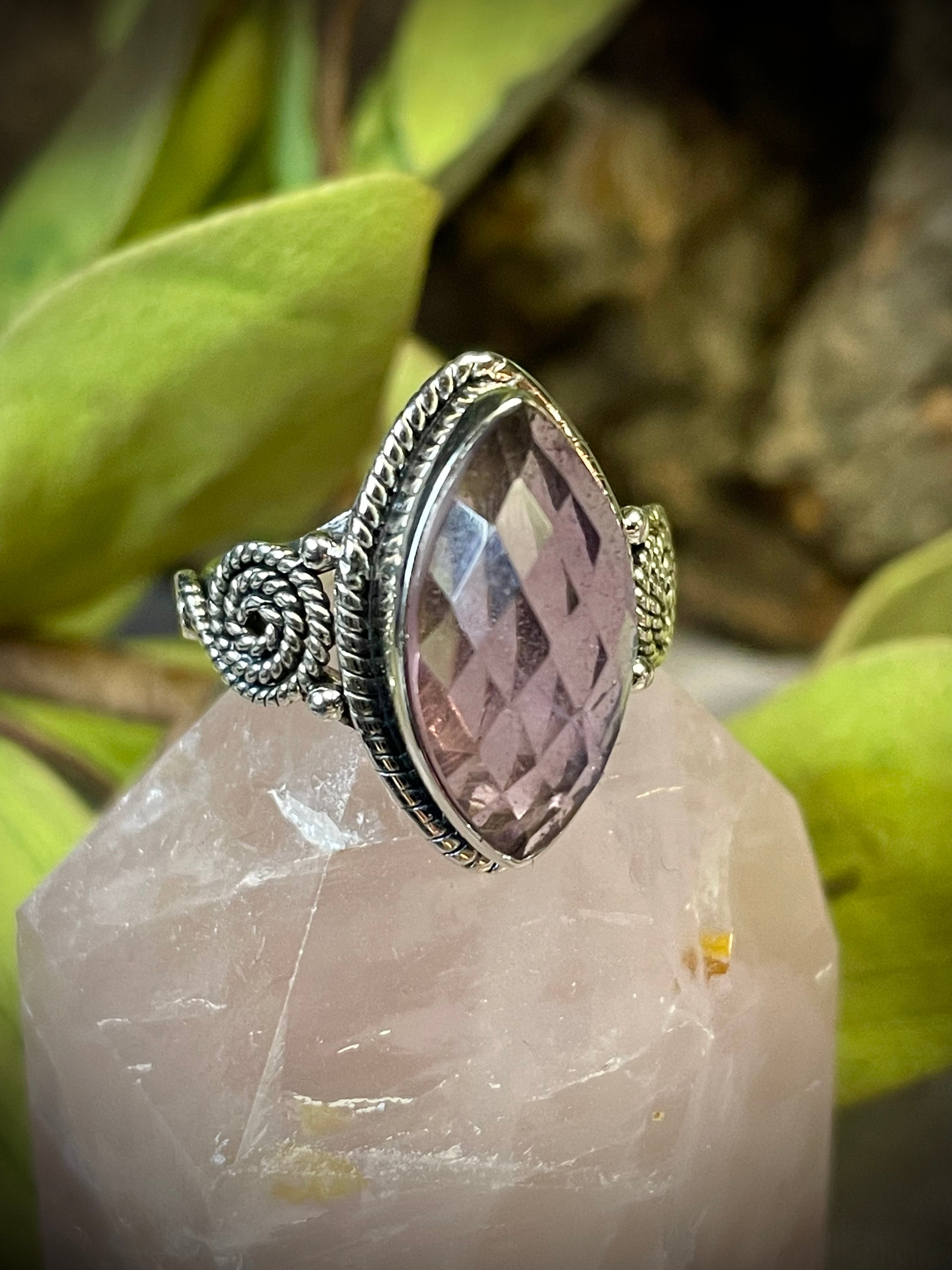 Amethyst Sterling Silver Ring