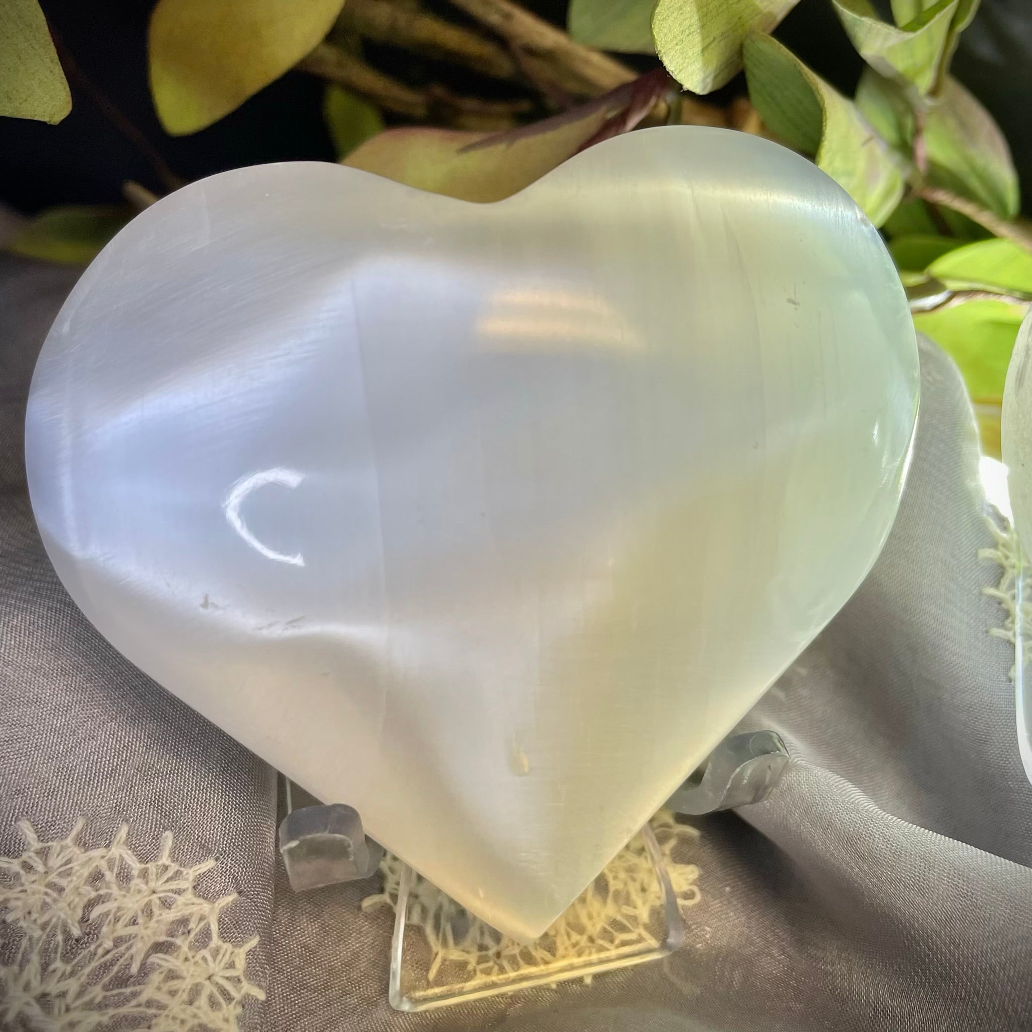 Selenite Hearts