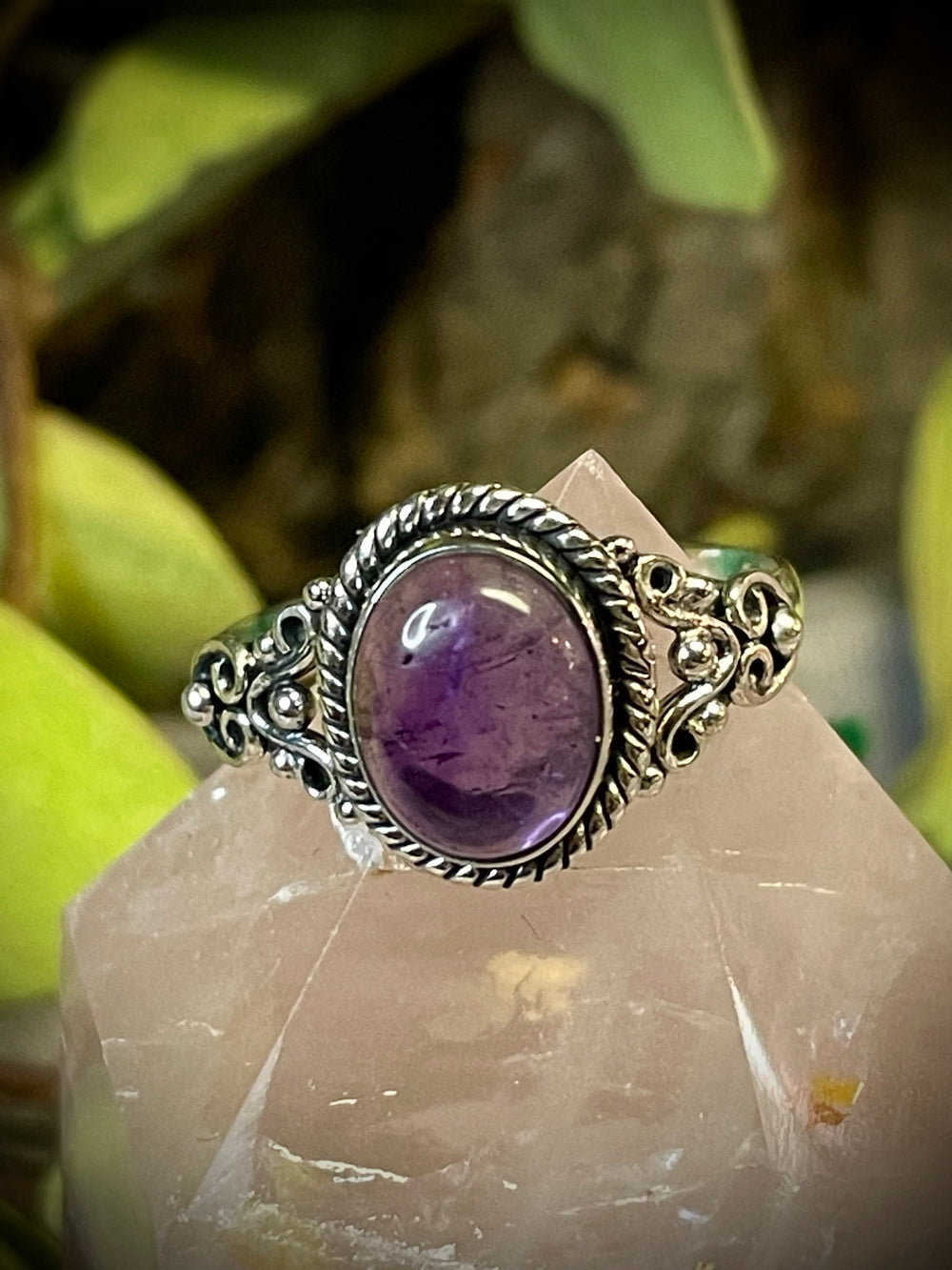 Amethyst Sterling Silver Ring