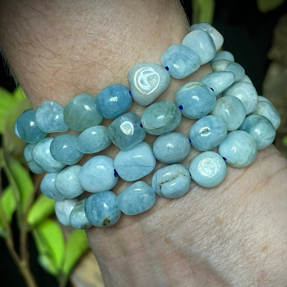 Aquamarine Stretch Bracelets