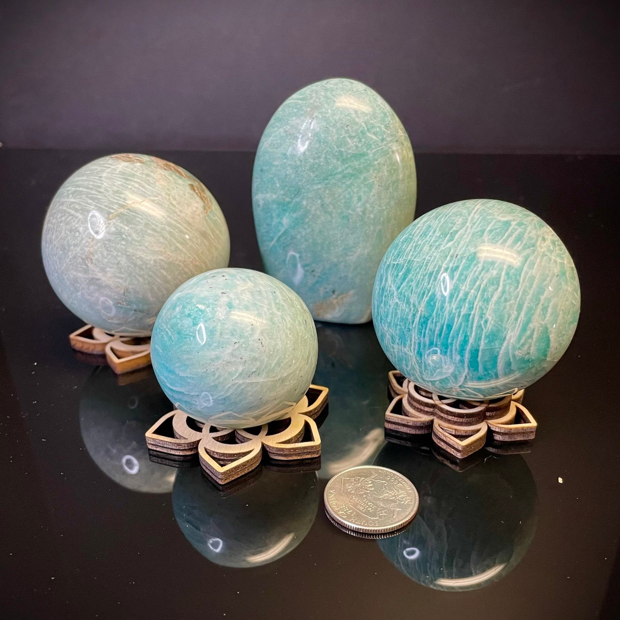 Amazonite Spheres