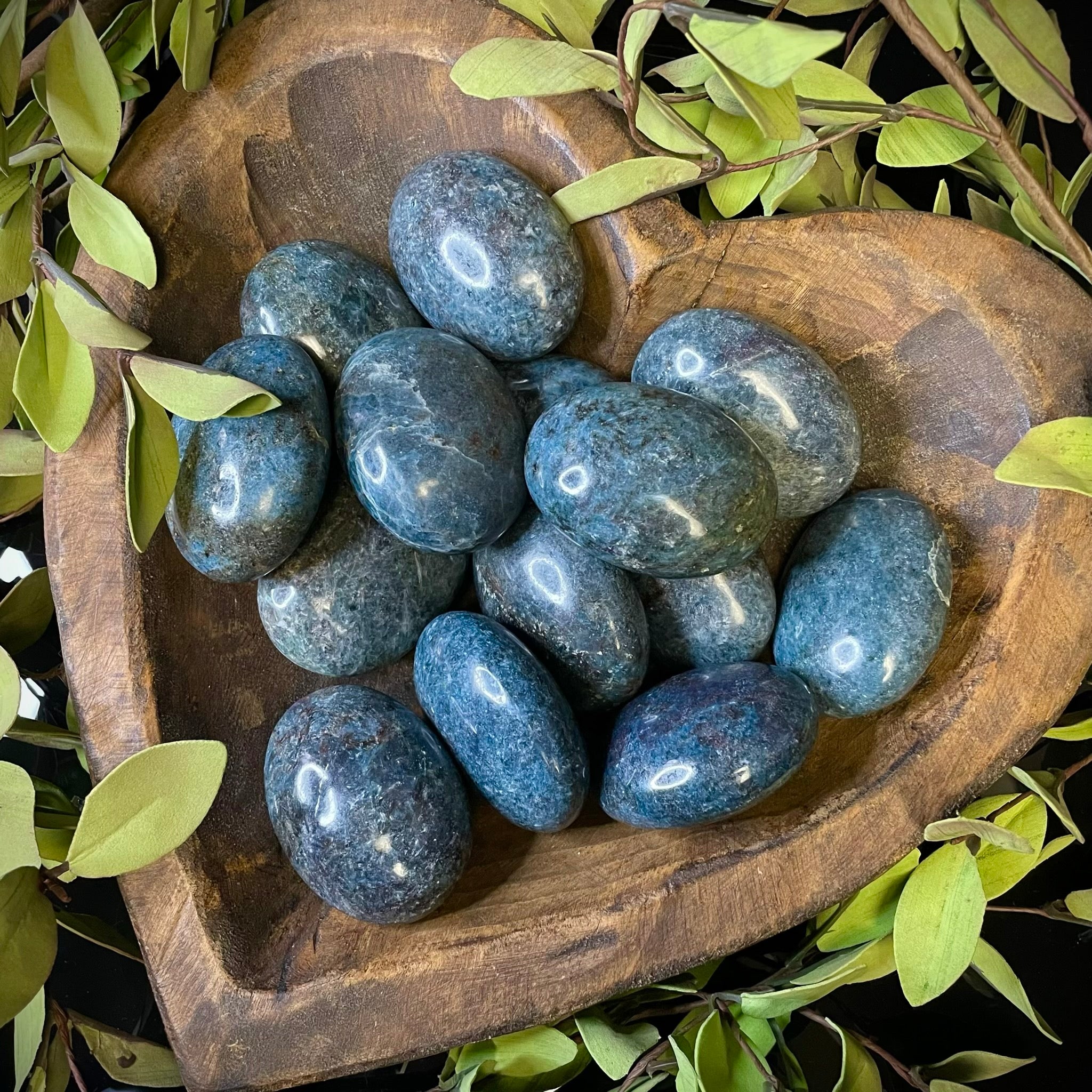 Blue Green Kyanite Palm Stones