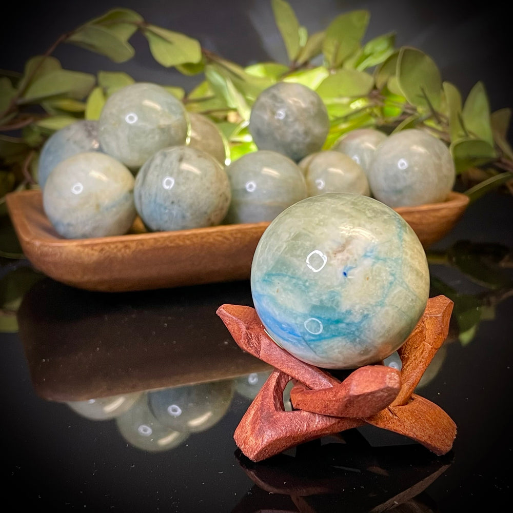 Aquamarine Spheres