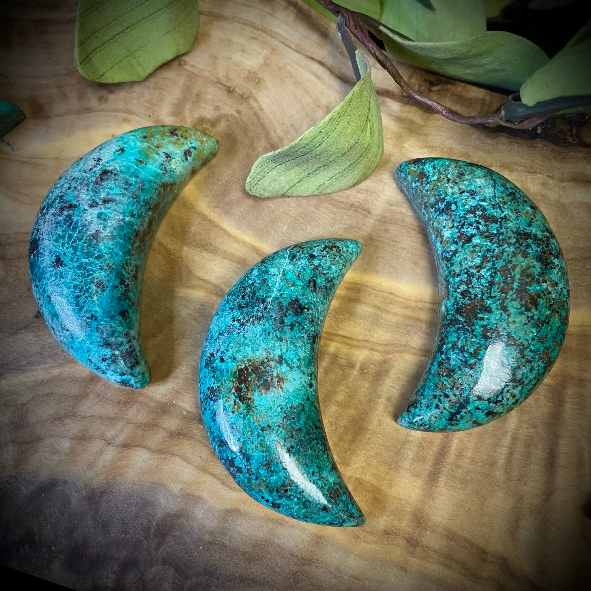 Chrysocolla Moon