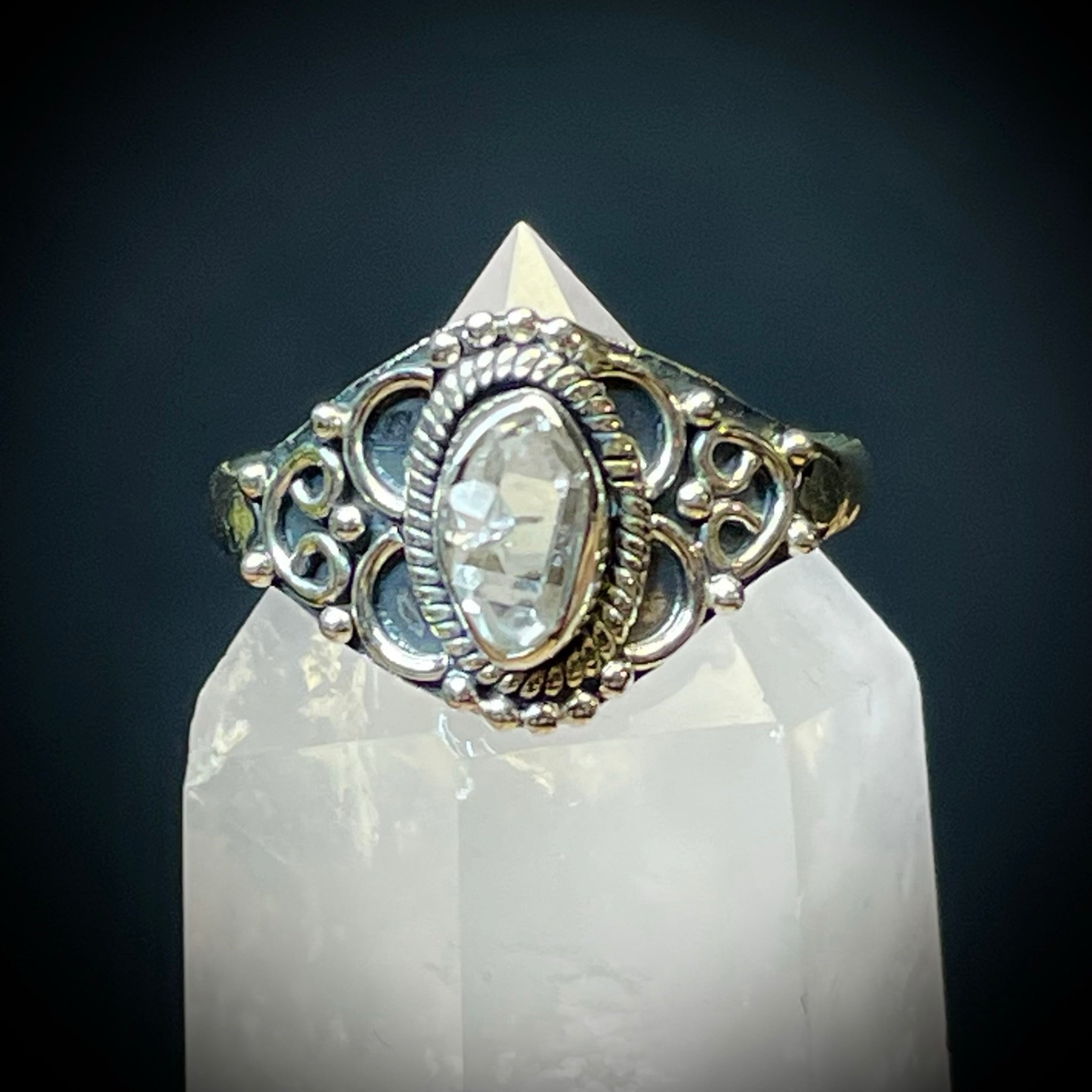 Herkimer Diamond Ring