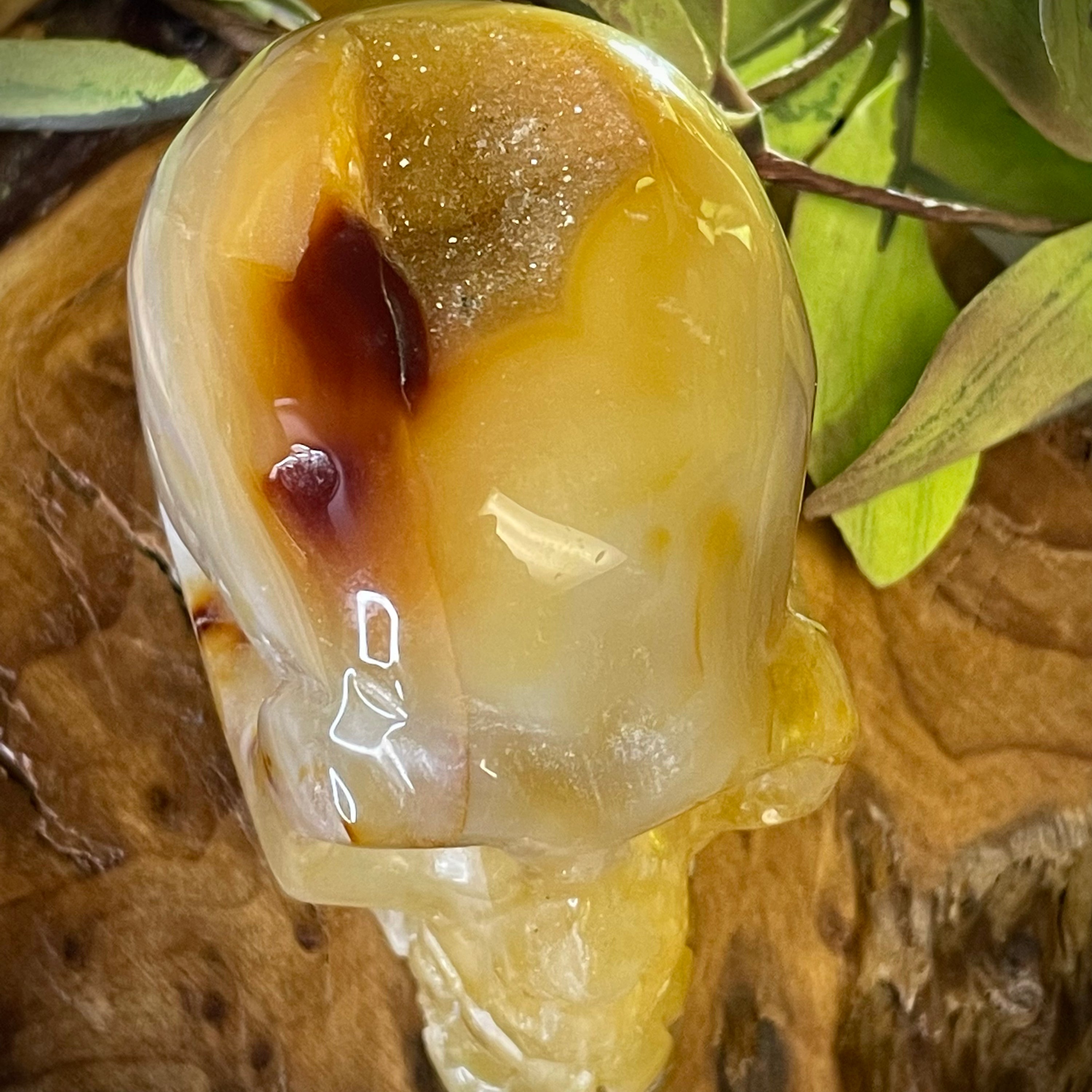 Agate Skull